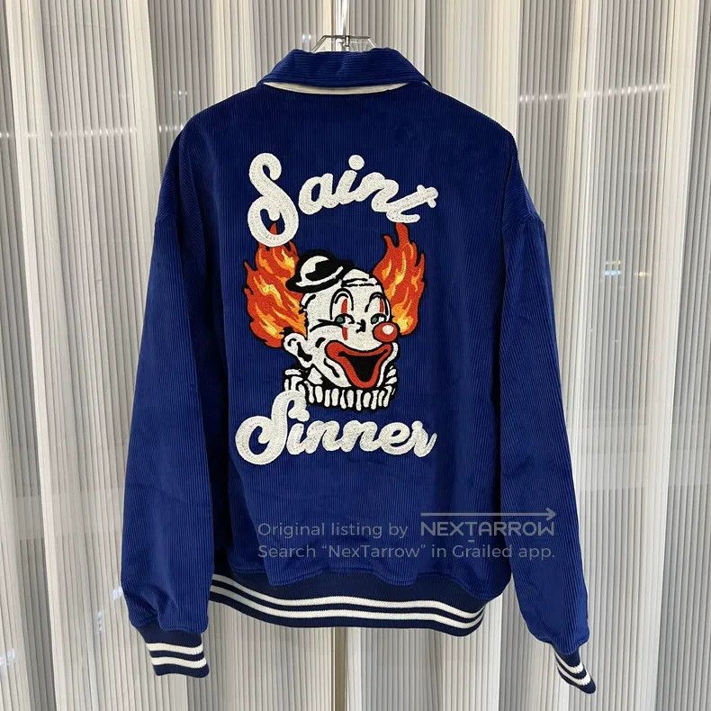 Saint Michael Saint Michael Clown embroidered corduroy jacket Size US L / EU 52-54 / 3 - 2 Thumbnail