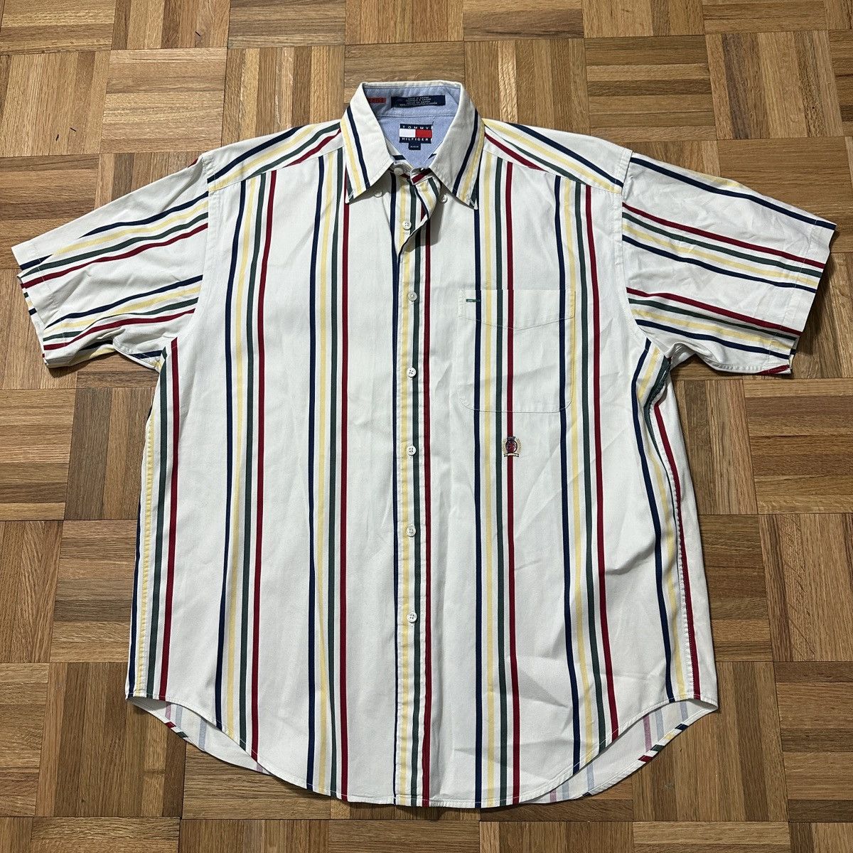 Tommy Hilfiger Vintage Tommy Hilfiger striped shirt Size US M / EU 48-50 / 2 - 1 Thumbnail