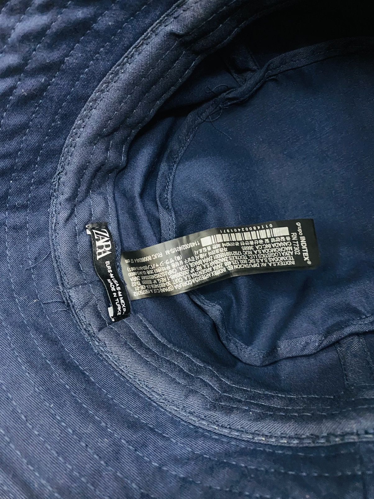 Zara Authentic Zara Bucket Hat..with Embroidery [K] Logo Size 46 - 4 Thumbnail