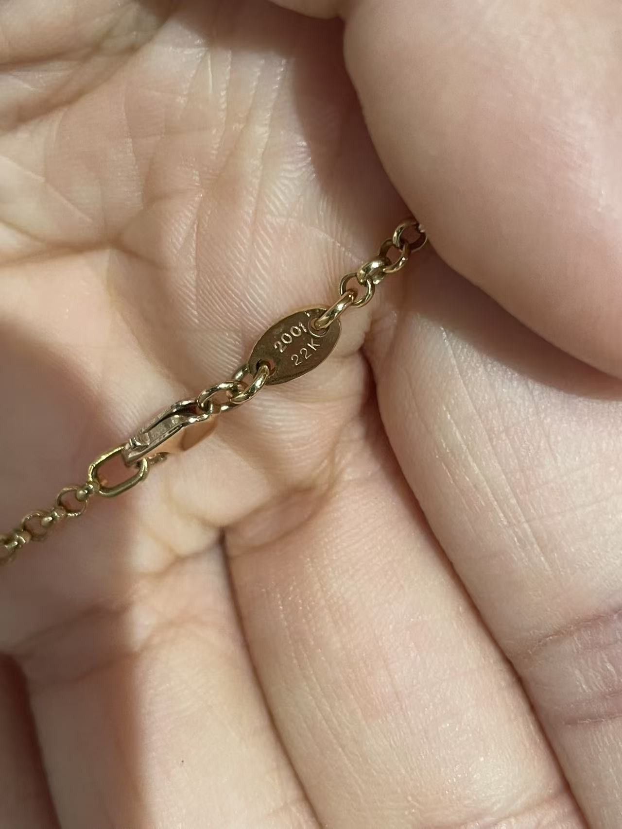 Chrome Hearts Chrome Hearts 22K Gold Safety Pin Necklace Size ONE SIZE - 7 Thumbnail