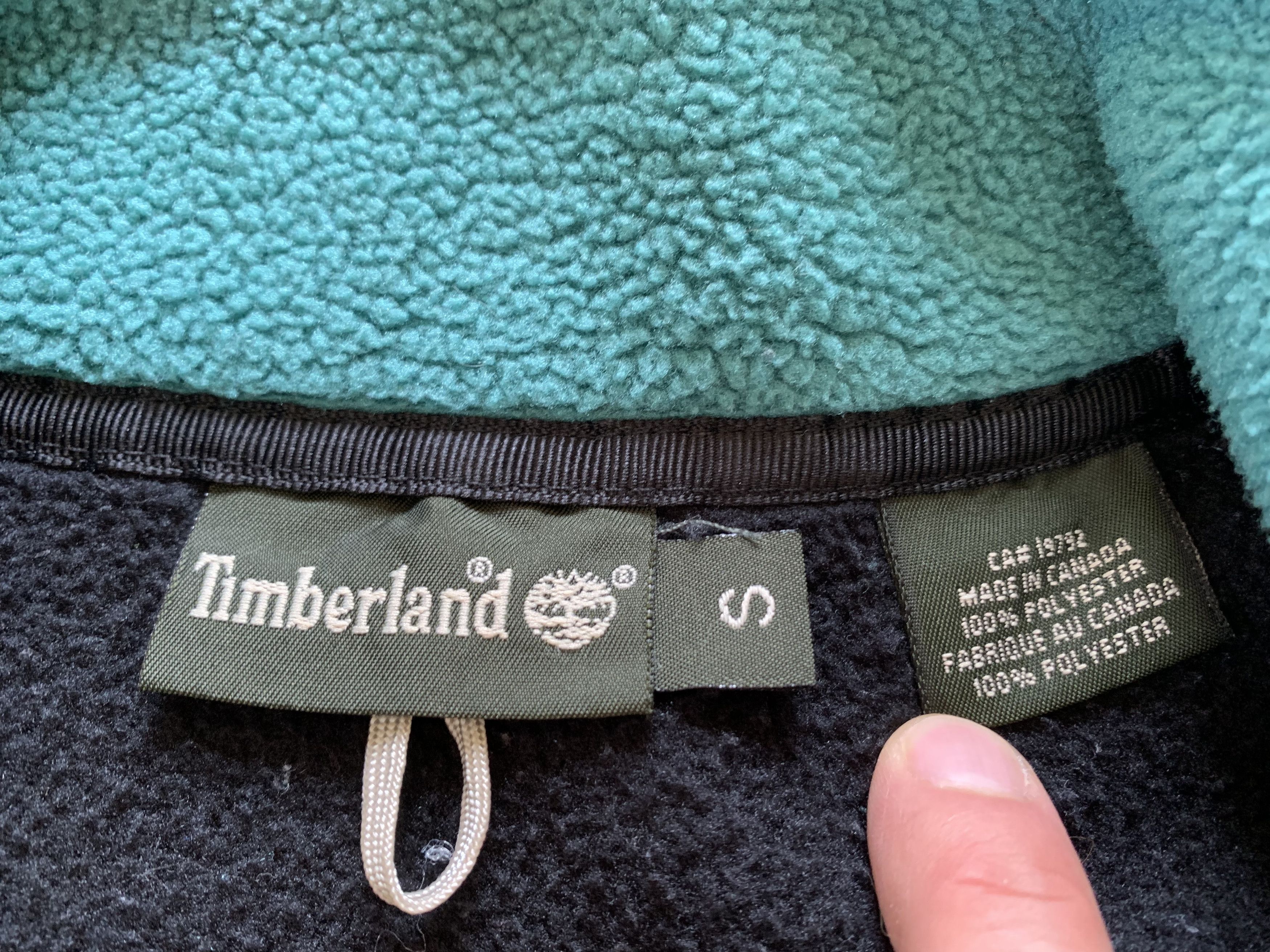Timberland × Vintage Vintage Timberland Quarter Zip Fleece Sweatshirt Size US S / EU 44-46 / 1 - 6 Thumbnail