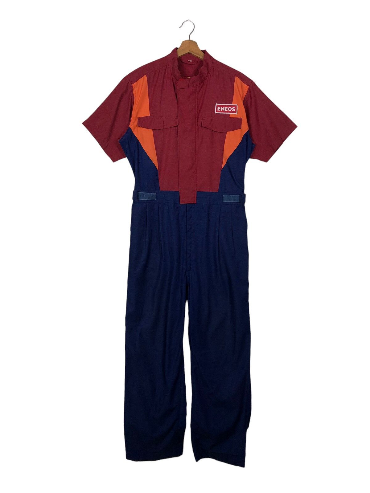 Japanese Brand 🔥90’s Vintage Overall Eneos Work Racing Big Logo Size US 34 / EU 50 - 1 Thumbnail