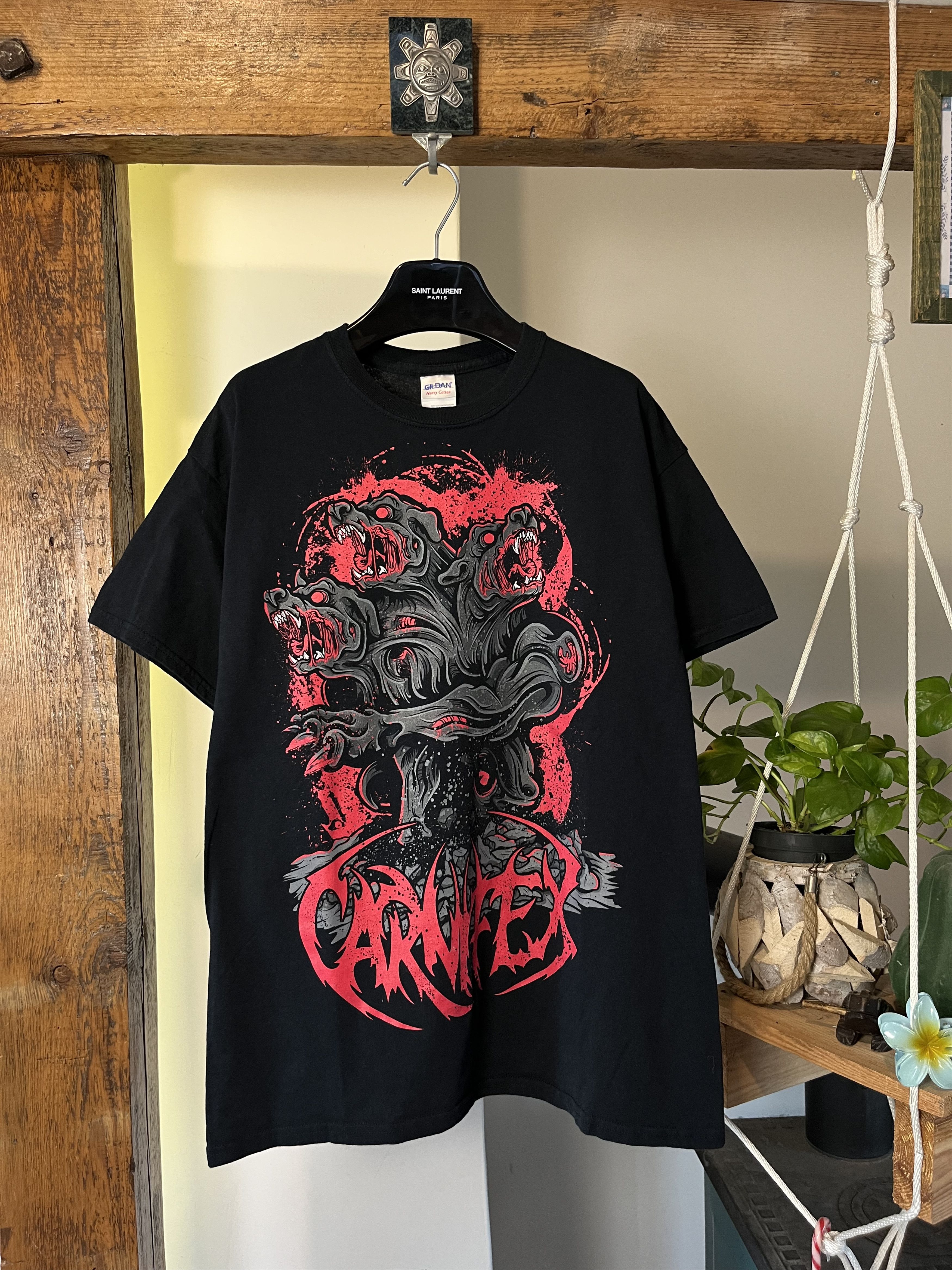 Band Tees × Gildan Vintage Carnifex Death Metal Band Size US L / EU 52-54 / 3 - 1 Thumbnail