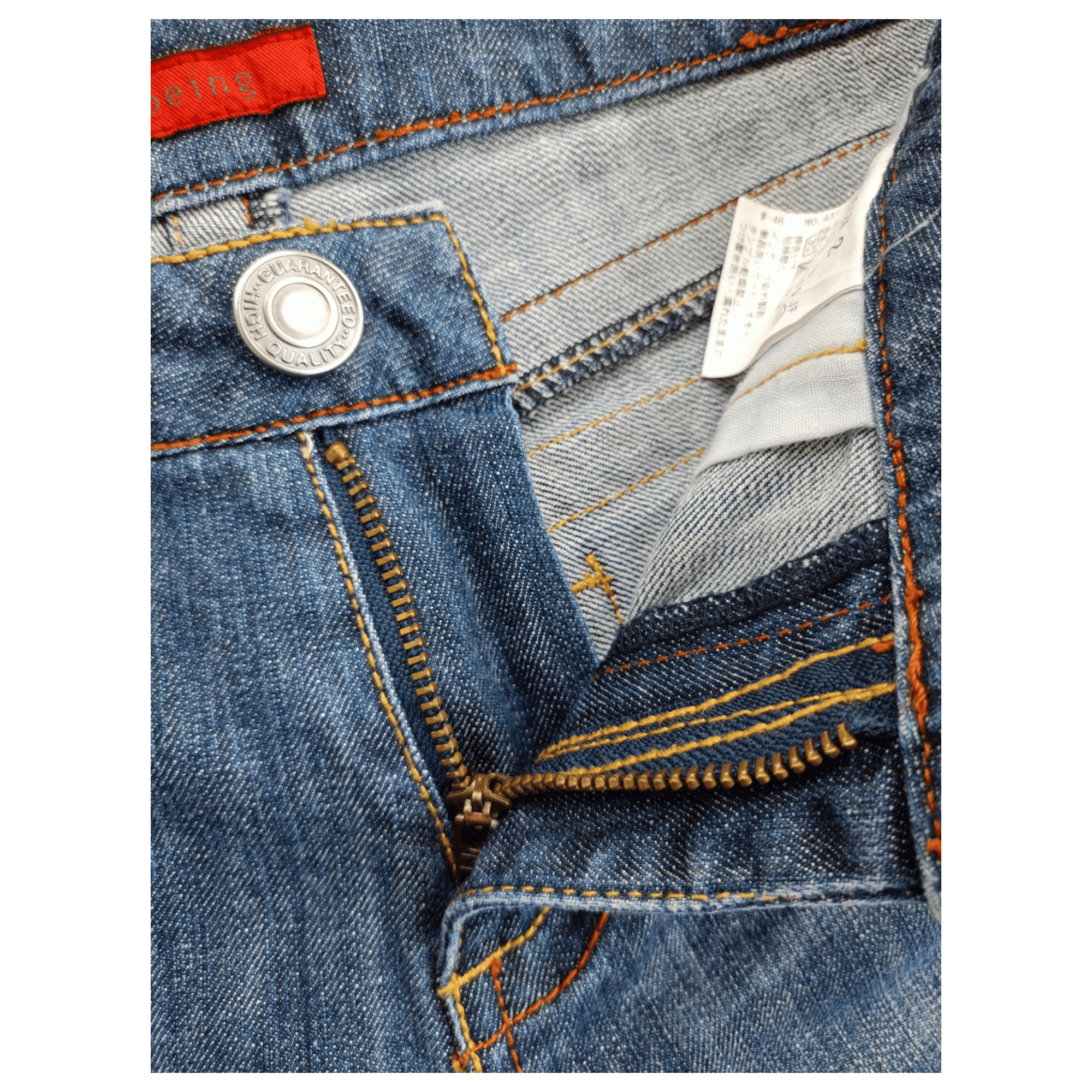 Japanese Brand × Vintage Wellbeing Classic Japanese Jeans Bootcut Vintage Denim Size 31" - 6 Thumbnail