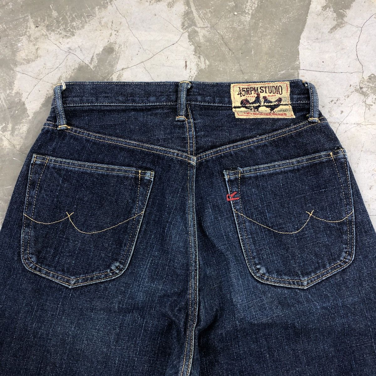 45rpm × Denime × Japanese Brand 45 RPM Straight Cut Denim Jeans Size US 28 / EU 44 - 8 Thumbnail
