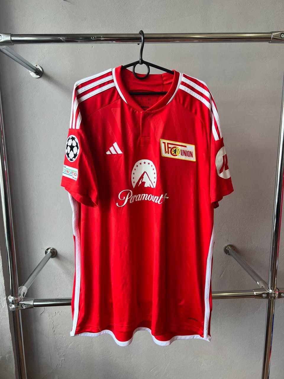 Adidas 2023/24 UNION BERLIN HOME SOCCER FOOTBALL JERSEY ADIDAS XL Size US XL / EU 56 / 4 - 4 Thumbnail