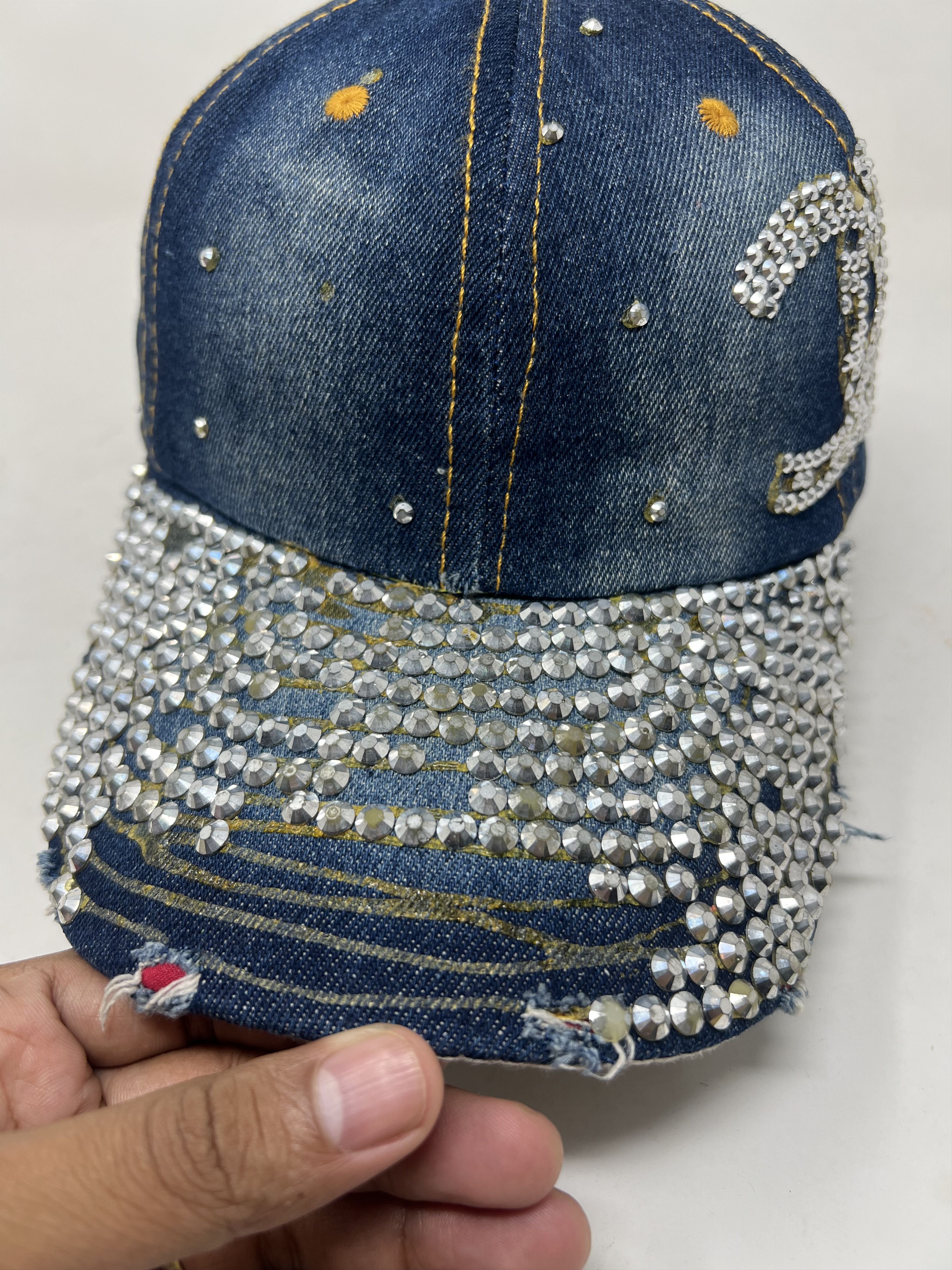 Seditionaries Denime Jeans Diamond Archive Streetwear Hat Size ONE SIZE - 12 Thumbnail