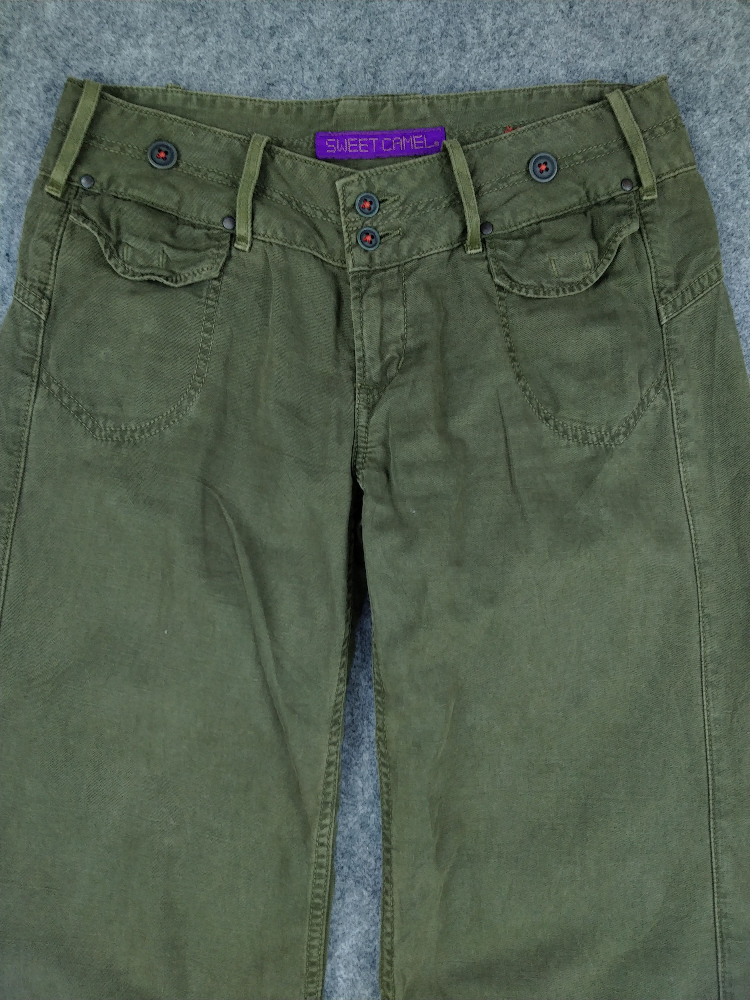Japanese Brand Sweet Camel Elastic/Drawstring Cotton Pants -CP154 Size US 30 / EU 46 - 3 Thumbnail