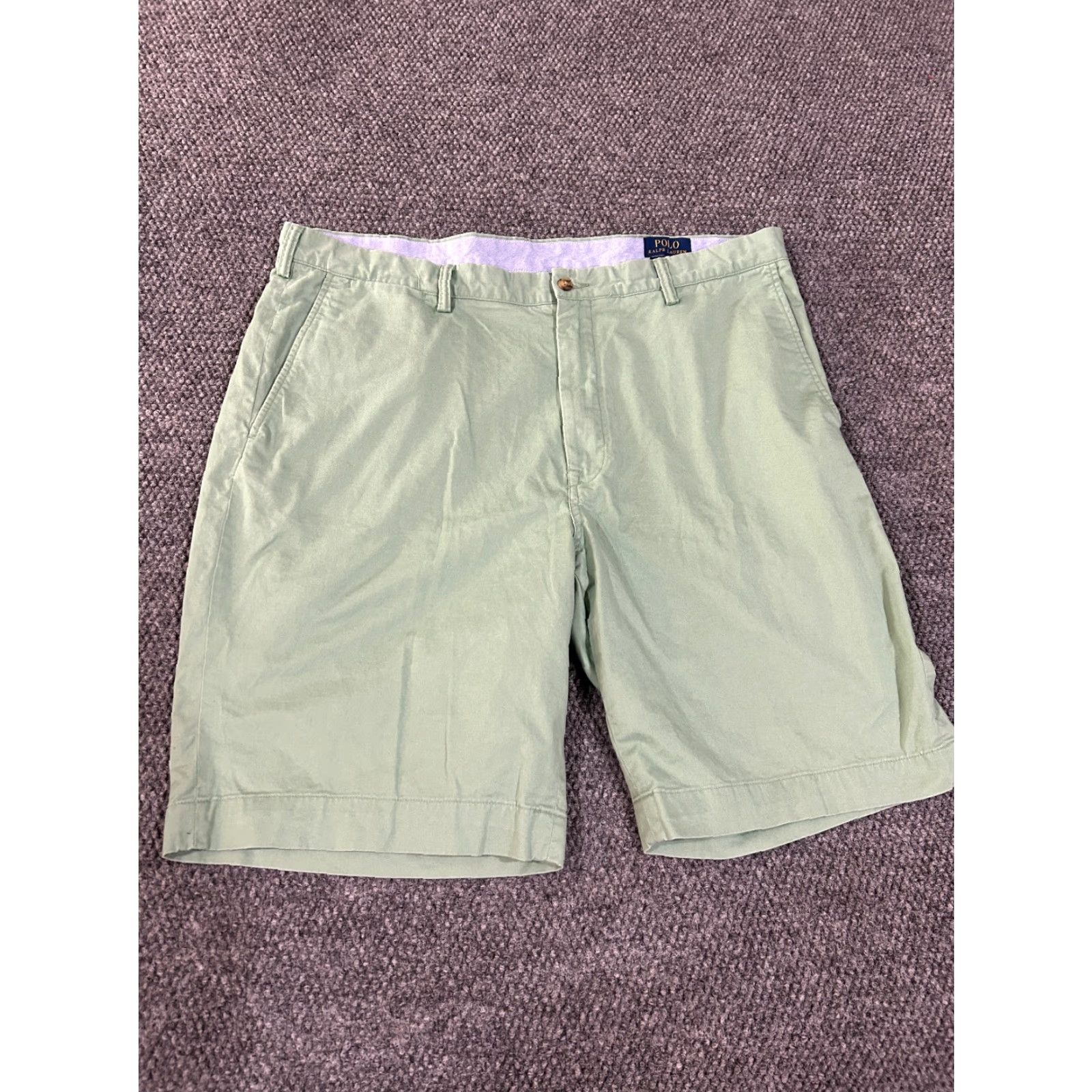 Polo Ralph Lauren Polo Ralph Lauren Chino Shorts Mens 40 Green Stretch Classic Fit Casual Twill Size US L / EU 52-54 / 3 - 2 Thumbnail