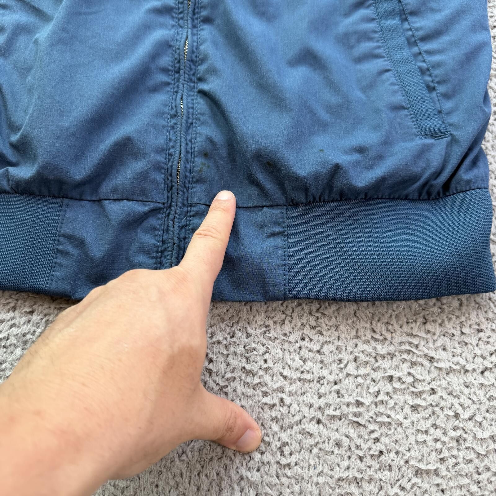 Members Only Members Only Blue Racer Bomber Jacket Mens S Lightweight Zip Size US S / EU 44-46 / 1 - 8 Thumbnail