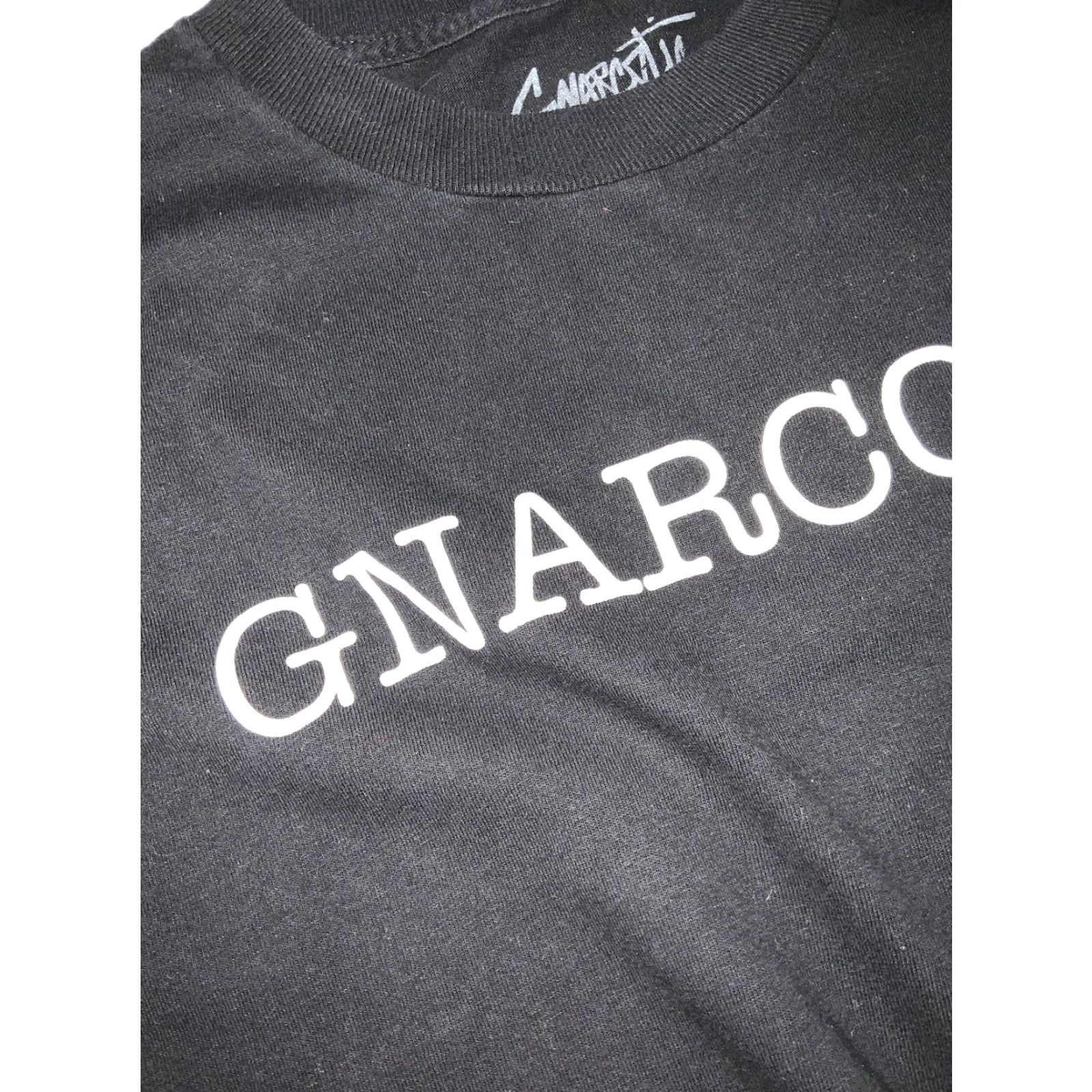 Vintage Gnarcotic Lil Gnar April Fools Free Signature Orginal Skater Black T-shirt M Mens Size US M / EU 48-50 / 2 - 8 Thumbnail
