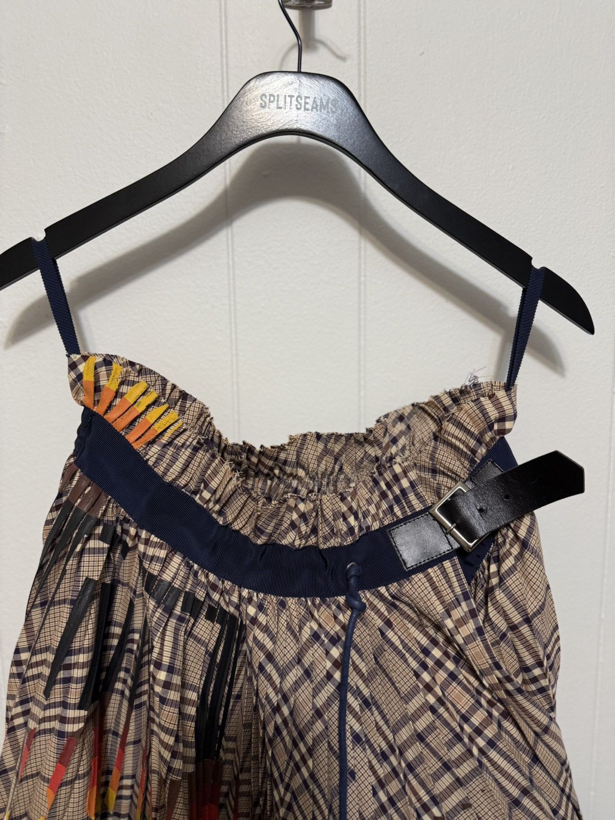 Sacai Sacai x Pendleton Pleated Skirt Size 27" / US 4 / IT 40 - 2 Thumbnail