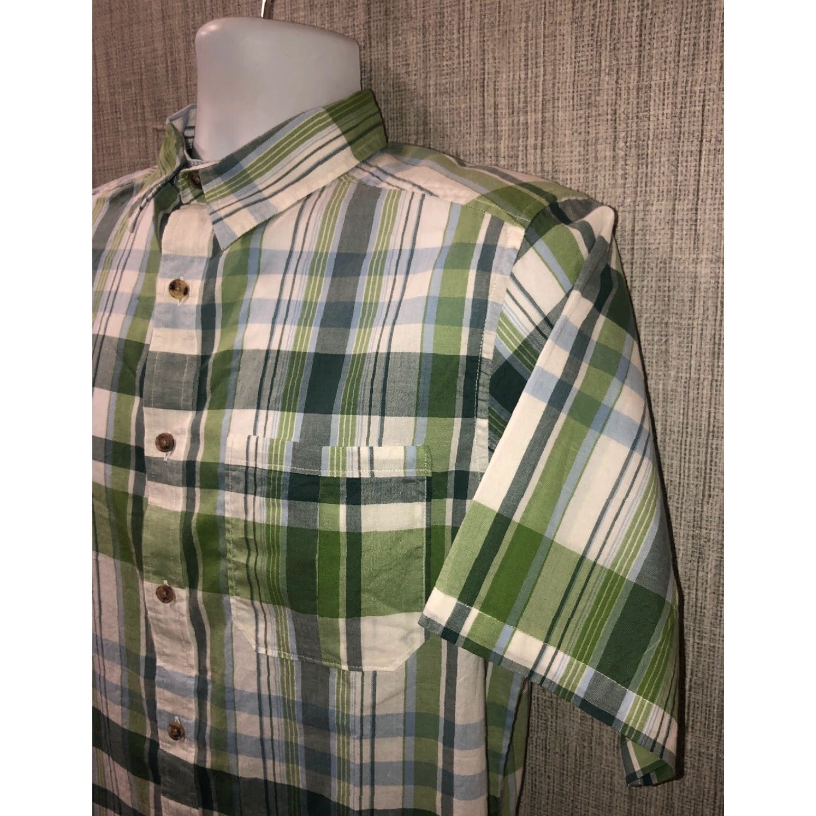 Mountain Khakis Mountain Khakis Mens Multi Color Plaid Button Front Short Sleeve Shirt Size S Size US S / EU 44-46 / 1 - 2 Thumbnail