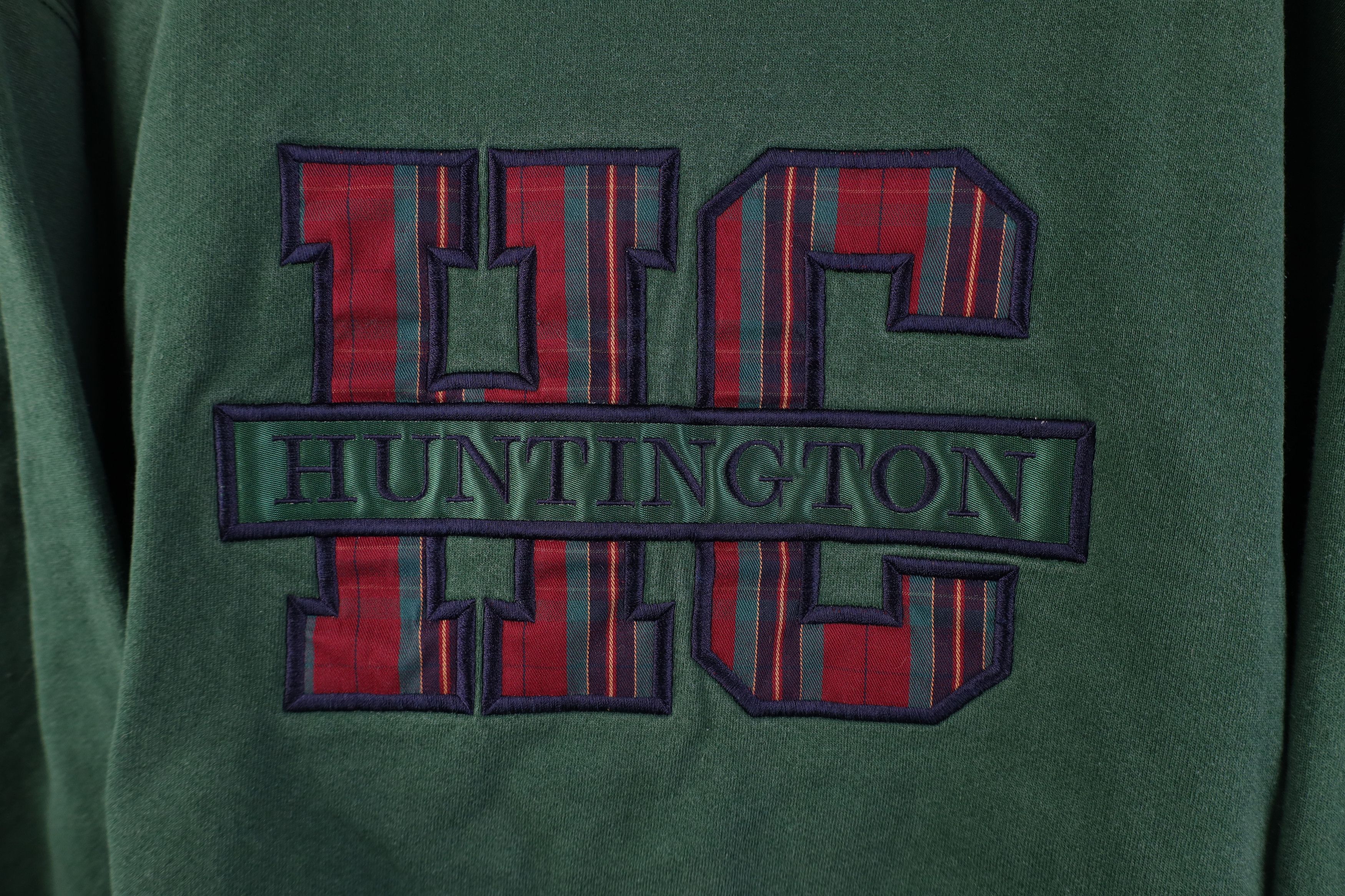 Vintage Vintage 90s Streetwear Huntington Crewneck Sweatshirt USA Size US L / EU 52-54 / 3 - 4 Thumbnail