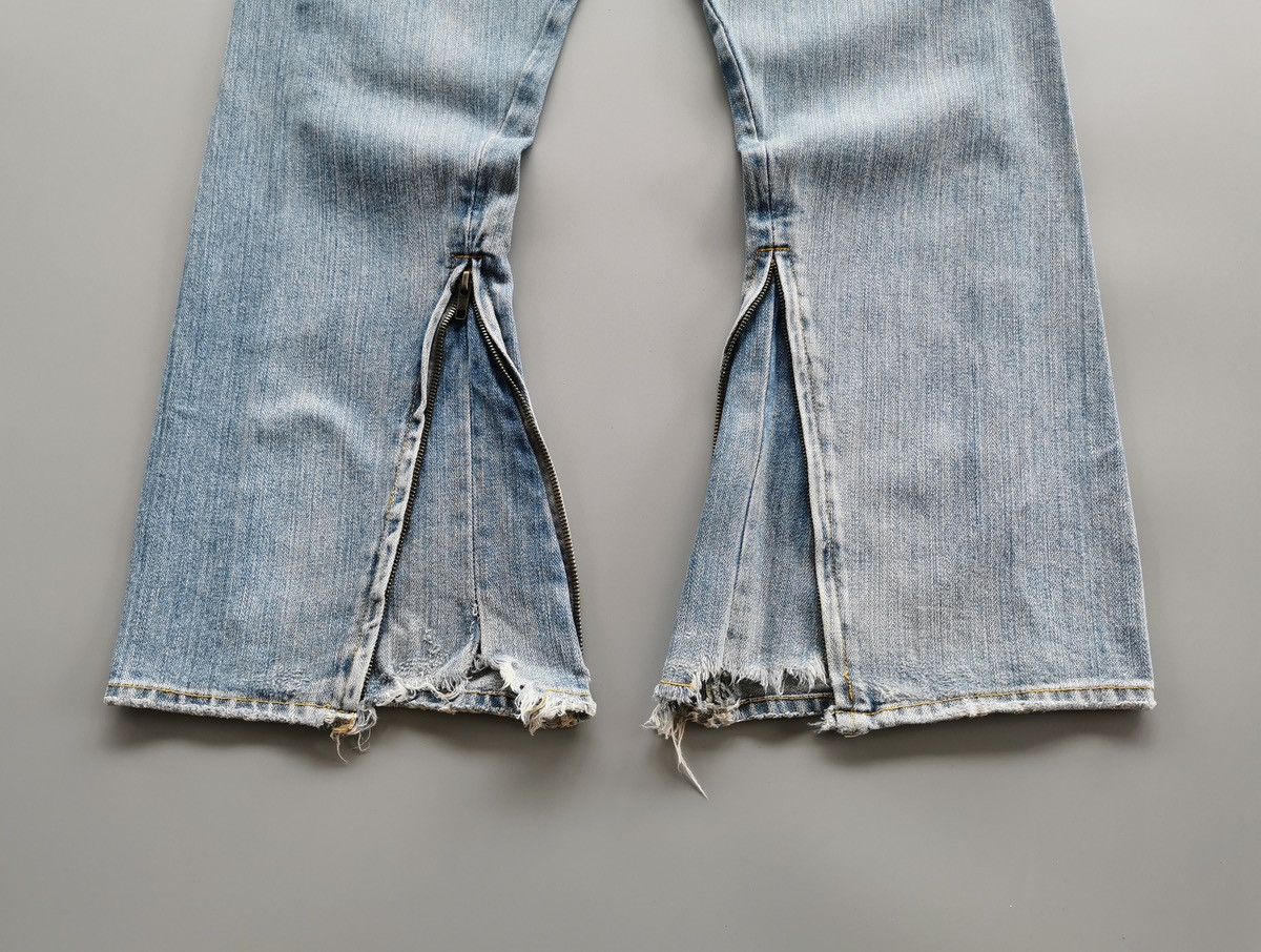 Japanese Brand Bootcut Sheepskin Leather Power To The People Jeans Size US 31 - 11 Thumbnail