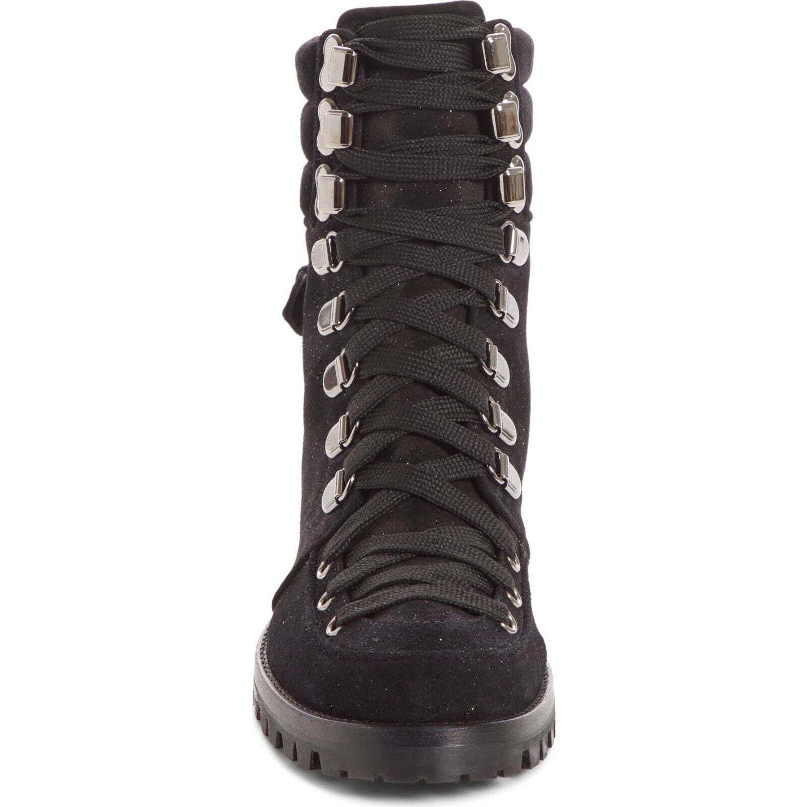 Christian Louboutin Christian Louboutin Who Runs Flat Crosta Star Black Combat Size US 6 / IT 36 - 6 Thumbnail