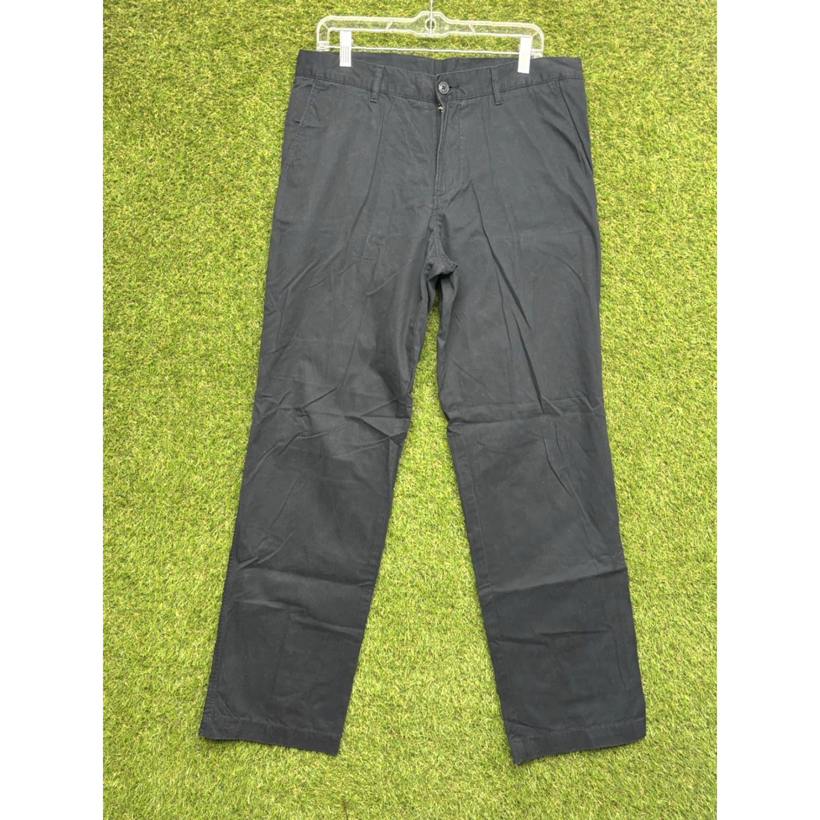 Mizzen+Main Mizzen+Main Baron Chino Pants Mens 38x32 Navy Blue Athletic Fit Polyester Golf Size US 38 / EU 54 - 2 Thumbnail