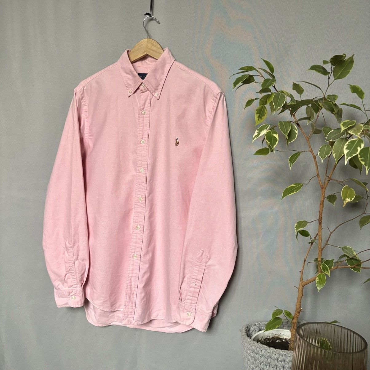 Polo Ralph Lauren Polo Ralph Lauren shirt button up pink large cotton Size US L / EU 52-54 / 3 - 2 Thumbnail