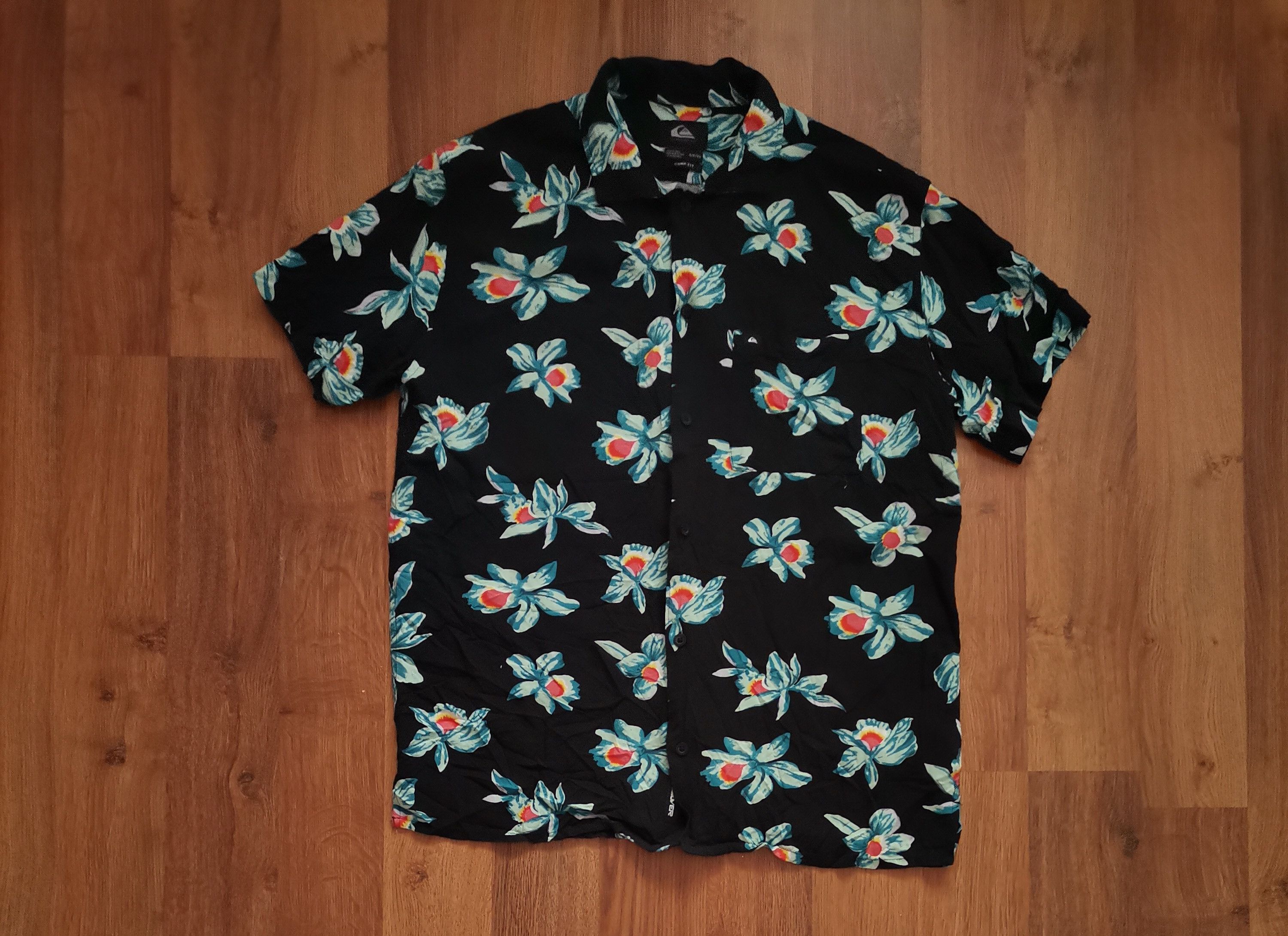Quiksilver Quiksilver Floral Shirt Size US S / EU 44-46 / 1 - 1 Thumbnail