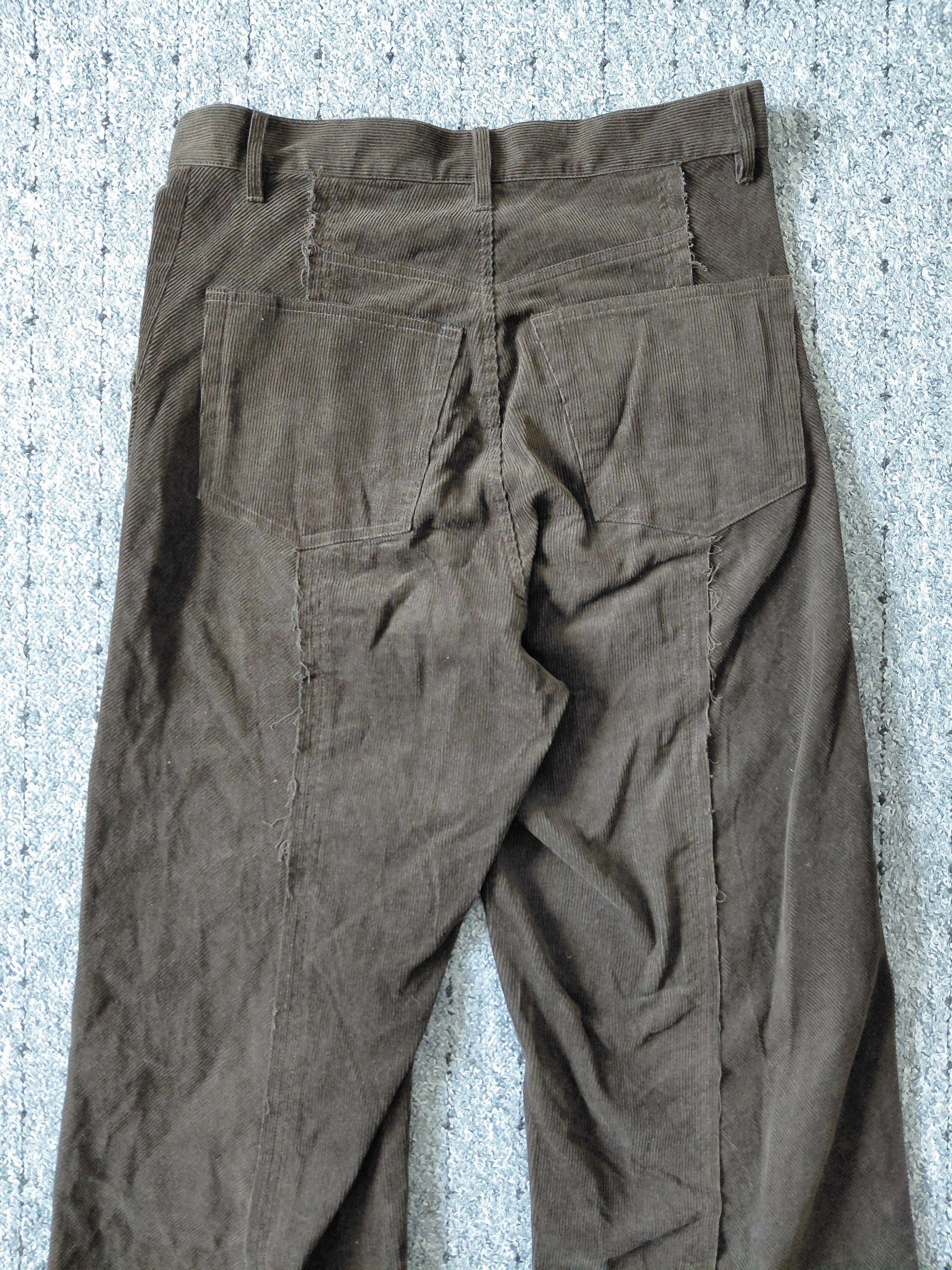 Vuja De Vuja De Studio Adagio Corduroy Reconstructed Trousers Brown Size US 30 / EU 46 - 8 Thumbnail