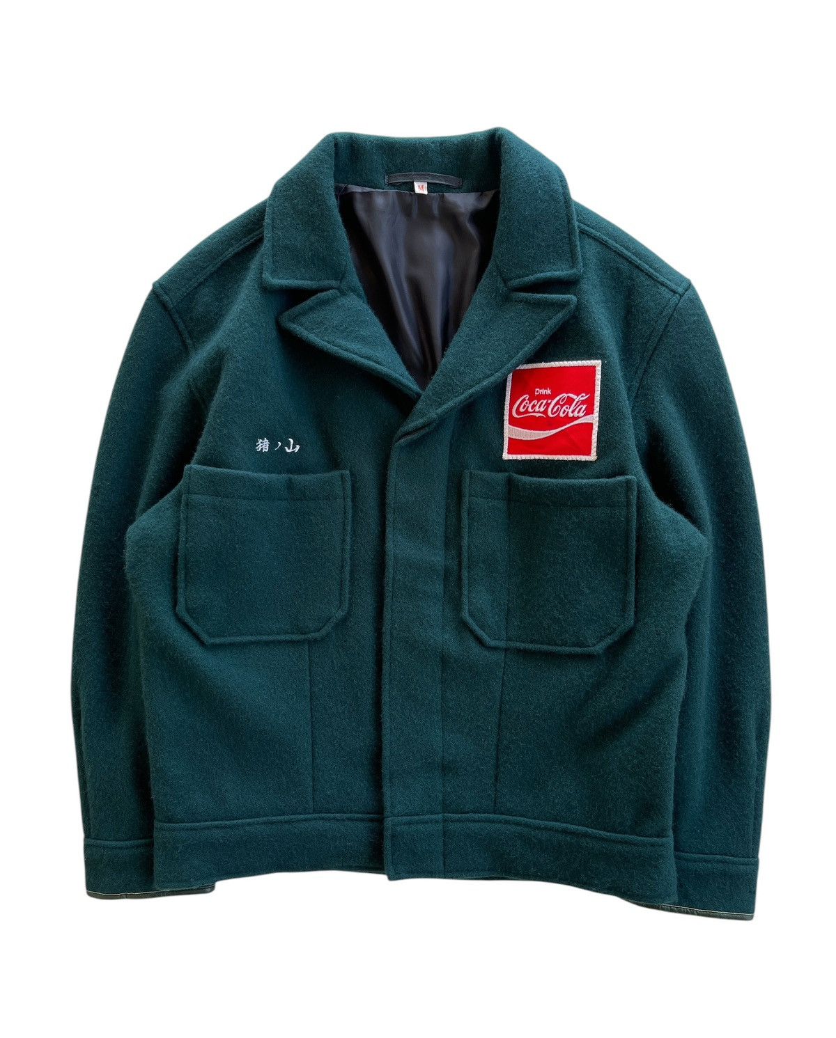 Coca Cola 1970s Japanese Coca Cola Wool Workers Jacket Size US M / EU 48-50 / 2 - 2 Thumbnail