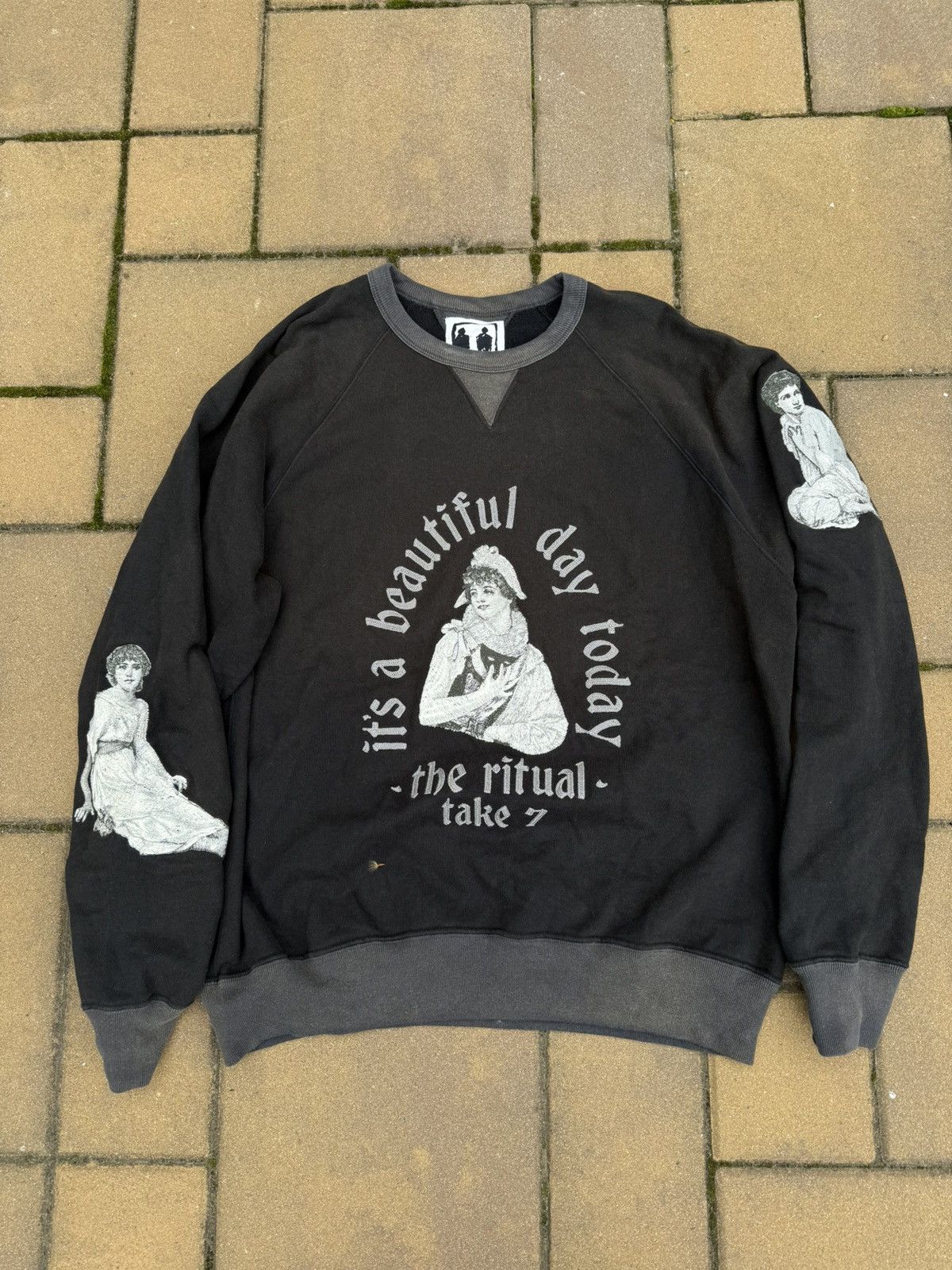 Samuel Zelig Samuel Zelig Ritual Crewneck Black Size L Size US L / EU 52-54 / 3 - 1 Thumbnail