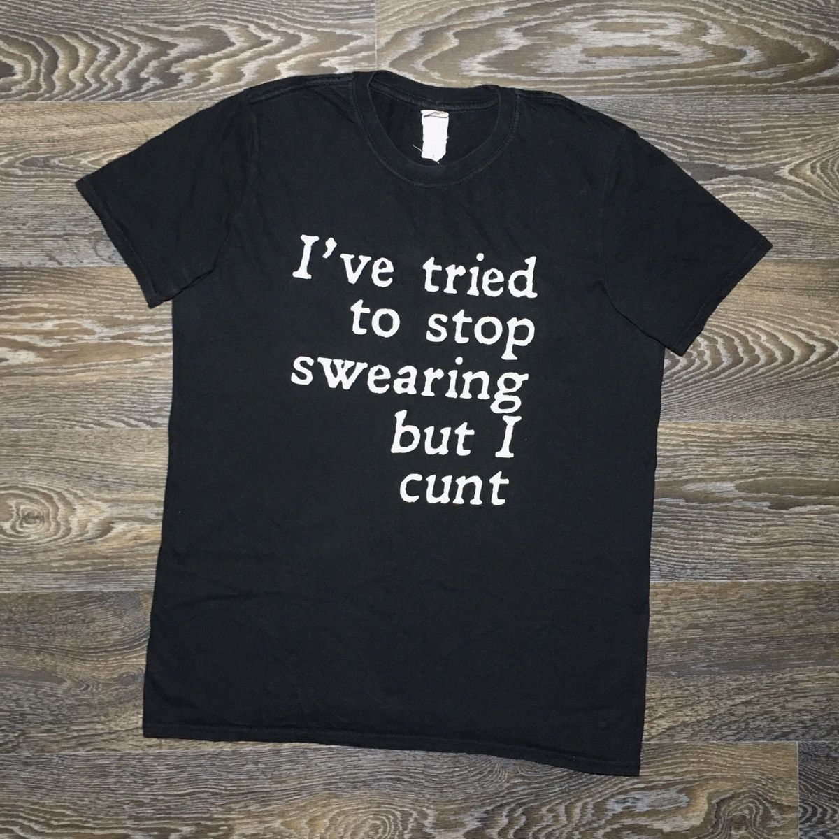 Other Vintage “I’ve tried to stop swearing” Graphic Humor T-shirt Size US M / EU 48-50 / 2 - 1 Thumbnail