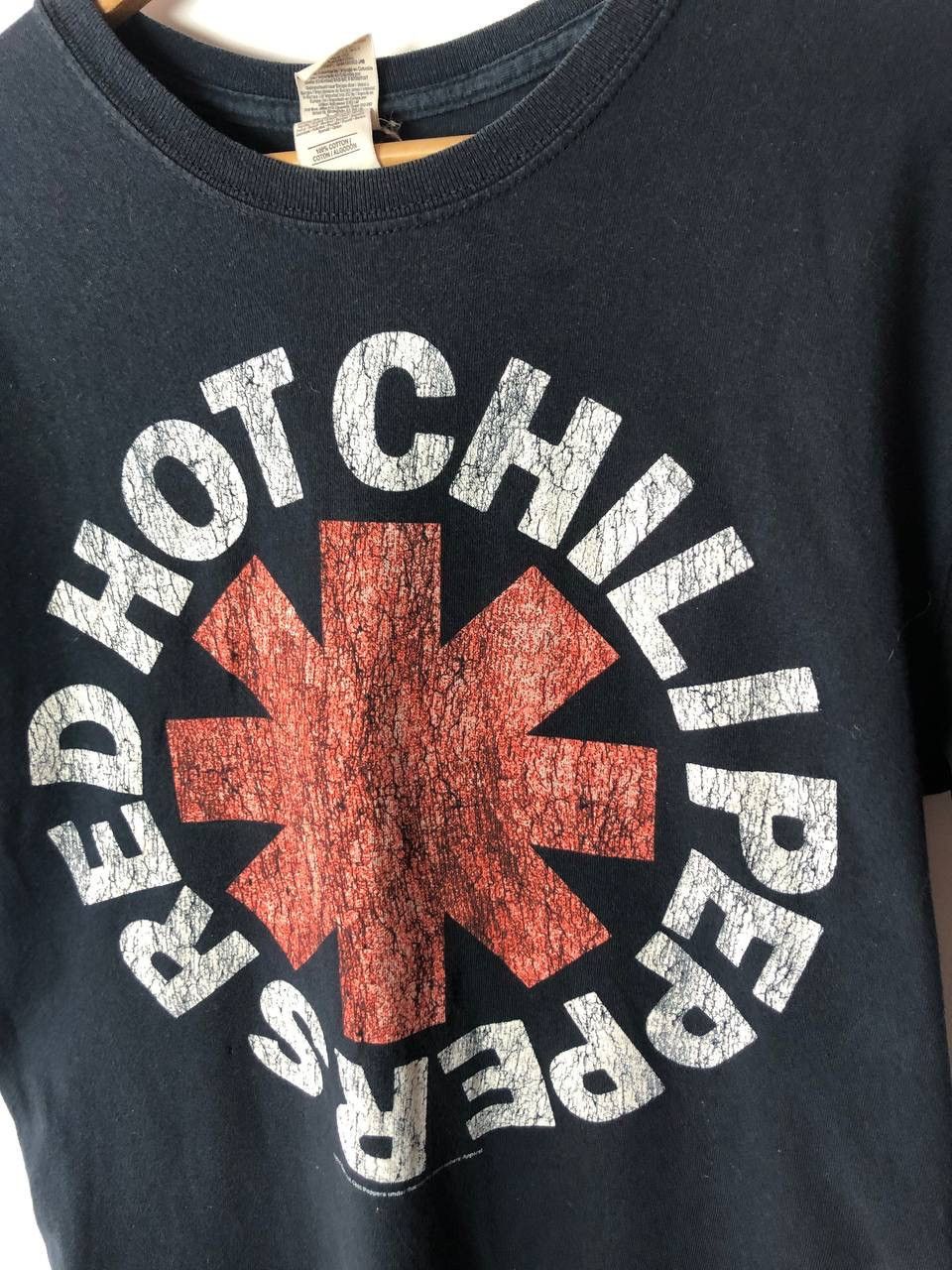 Gildan Red Hot Chili Peppers Iconic Asterisk Logo T-Shirt (2011)M Size US M / EU 48-50 / 2 - 2 Thumbnail