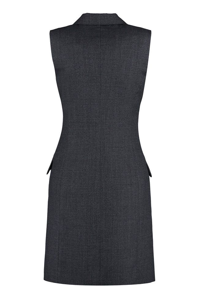 Givenchy o1y0925 Blazer Midi Dress in Gray Size S / US 4 / IT 40 - 2 Thumbnail