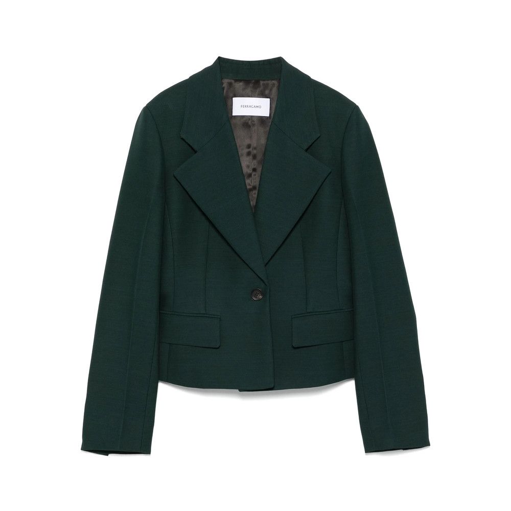 Ferragamo GREEN Jackets - Blazers