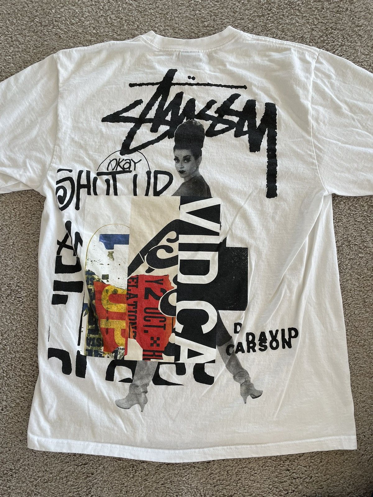 Stussy Stussy x David Carson Do Your Thang t-shirt size M medium 