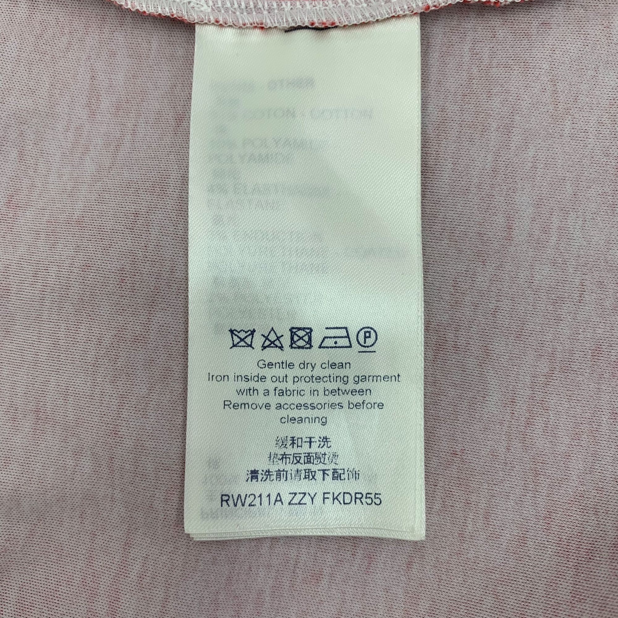 Louis Vuitton Louis Vuitton Multicolored Logo Print Cotton Short-Sleeved D Size S / US 4 / IT 40 - 4 Thumbnail