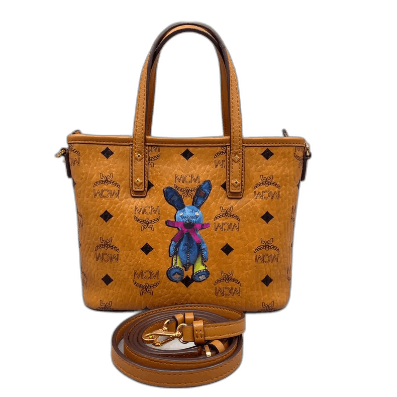 MCM MCM Classic Rabbit Print Handbag with Strap-yf Size ONE SIZE - 1 Thumbnail