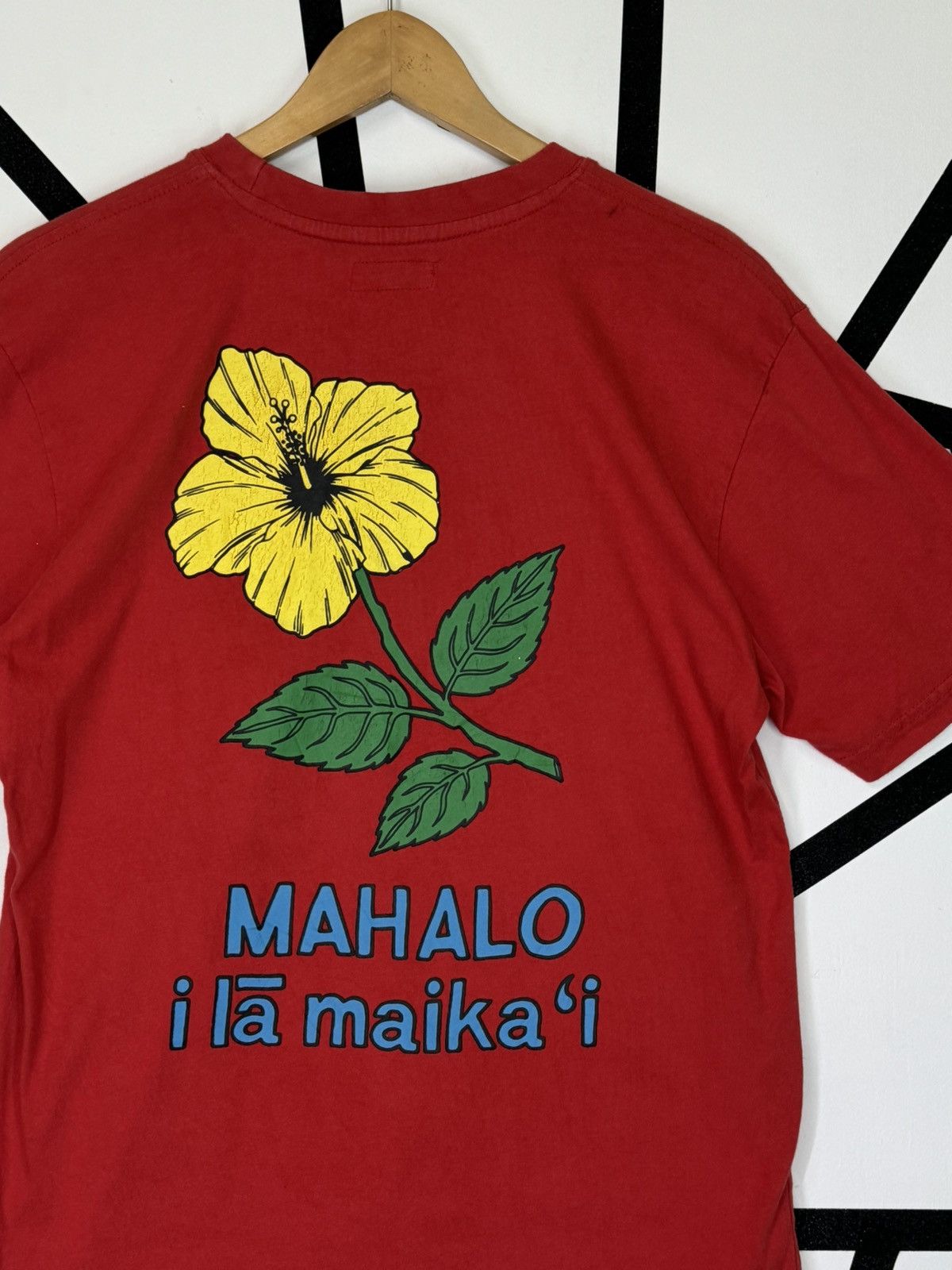 Vintage Chinatown Market MAHALO HIBISCUS YELLOW Tee Size US M / EU 48-50 / 2 - 7 Thumbnail