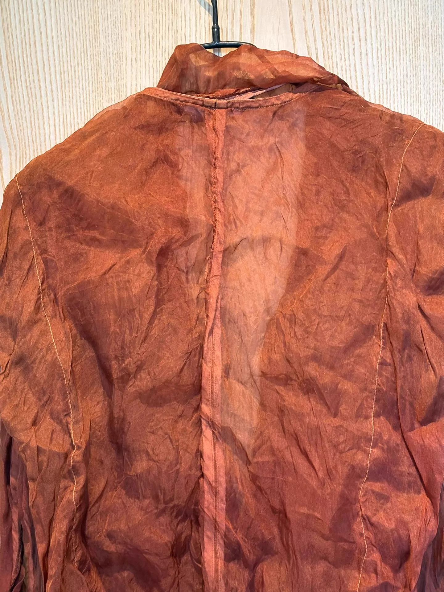 Other Tsolo Munkh Camel Dyed Oversized Silk Shirt M Size M / US 6-8 / IT 42-44 - 5 Thumbnail