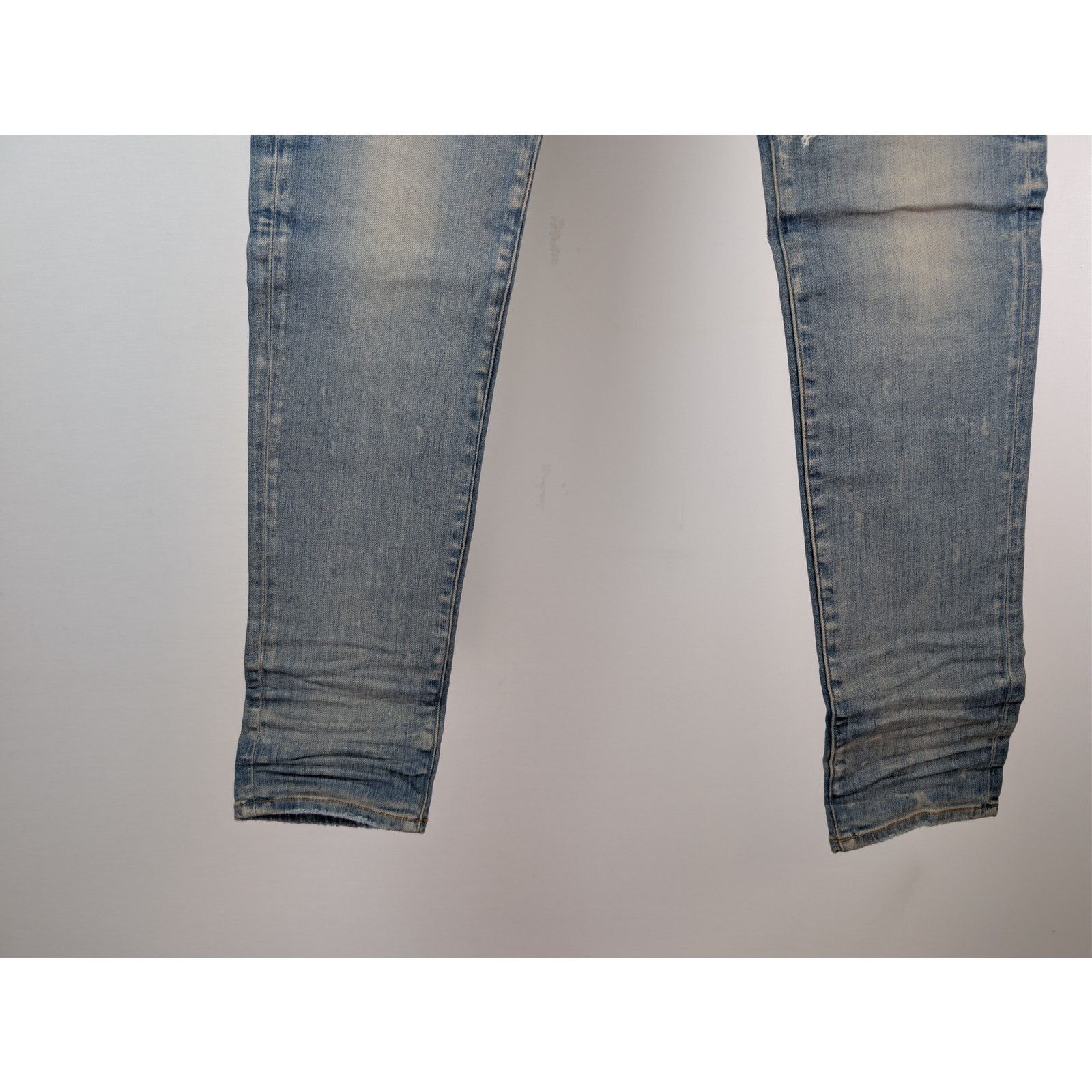 Amiri o1rshd1 Distressed Amiri Logo Jean Denim Jeans Size US 34 / EU 50 - 4 Thumbnail