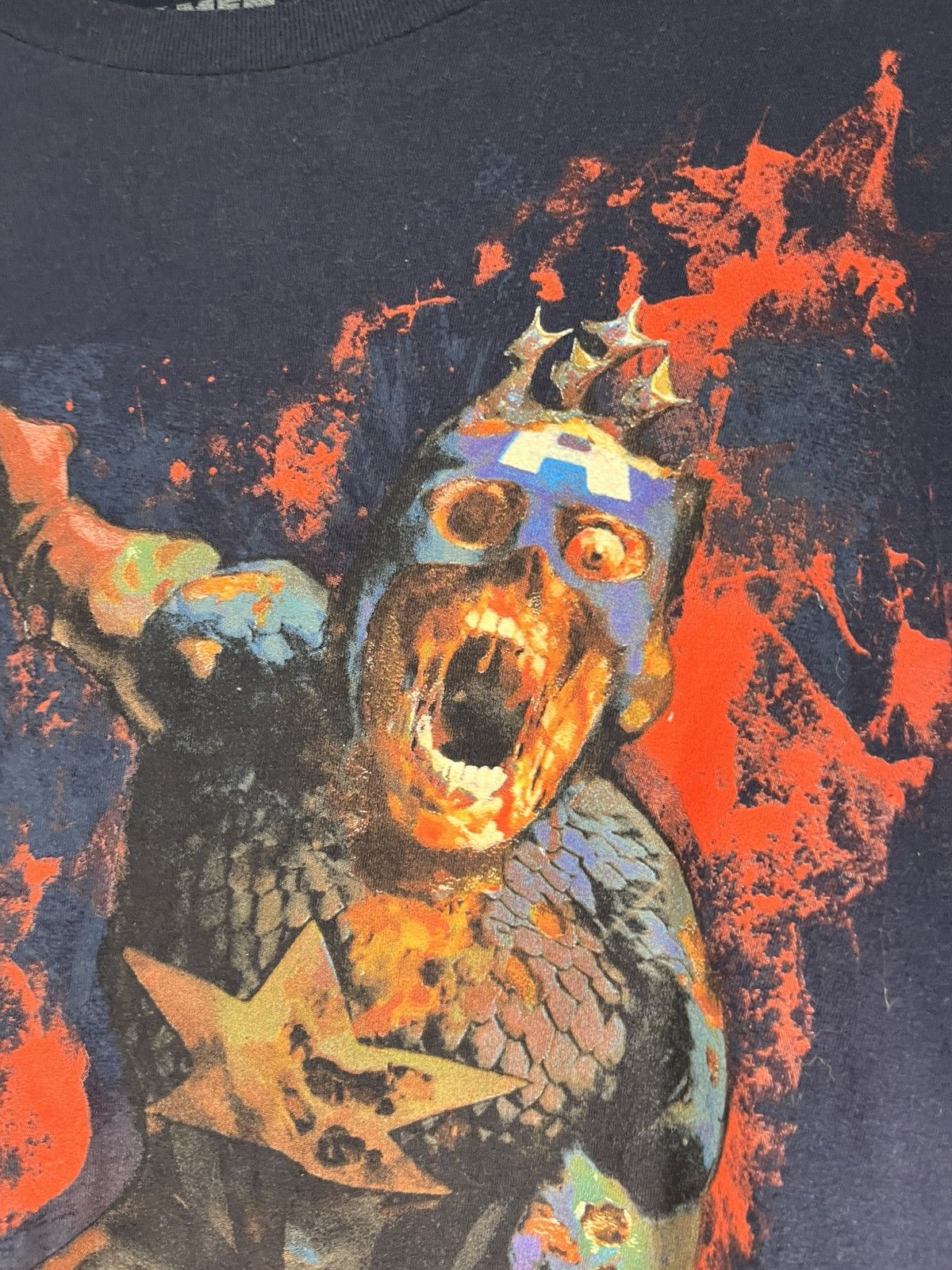 Kith × Marvel Comics Captain America zombie tee Size US XL / EU 56 / 4 - 2 Thumbnail