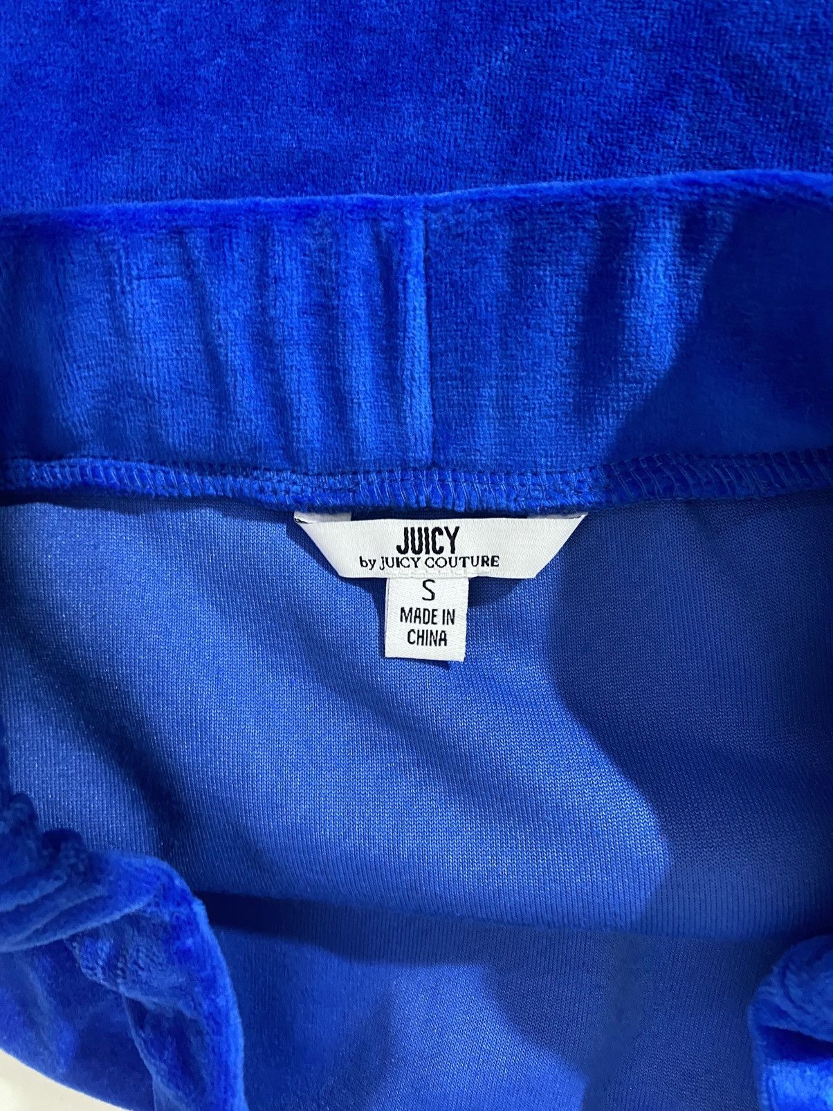 Juicy Couture Juicy Couture Regal Velour Royal Blue Skater Skirt S NWT Size 28" / US 6 / IT 42 - 2 Thumbnail