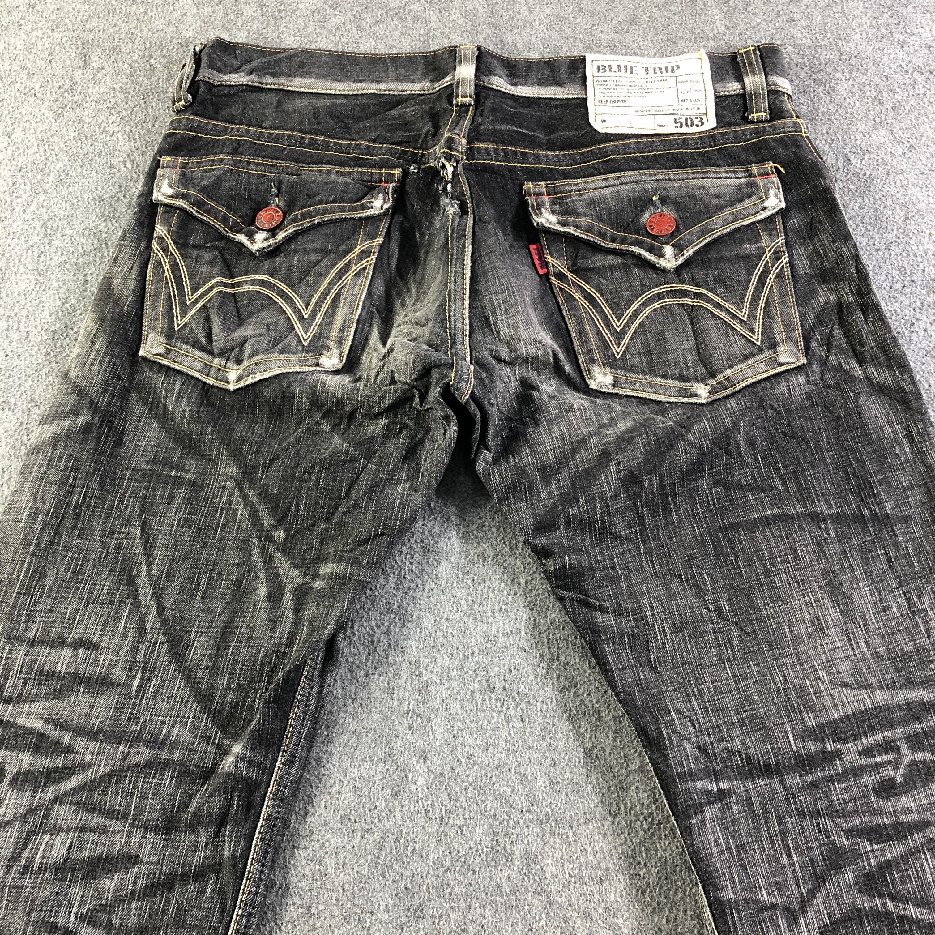 Edwin Vintage Blue Trip Edwin 503 Jeans-J4546 Size US 36 / EU 52 - 4 Thumbnail
