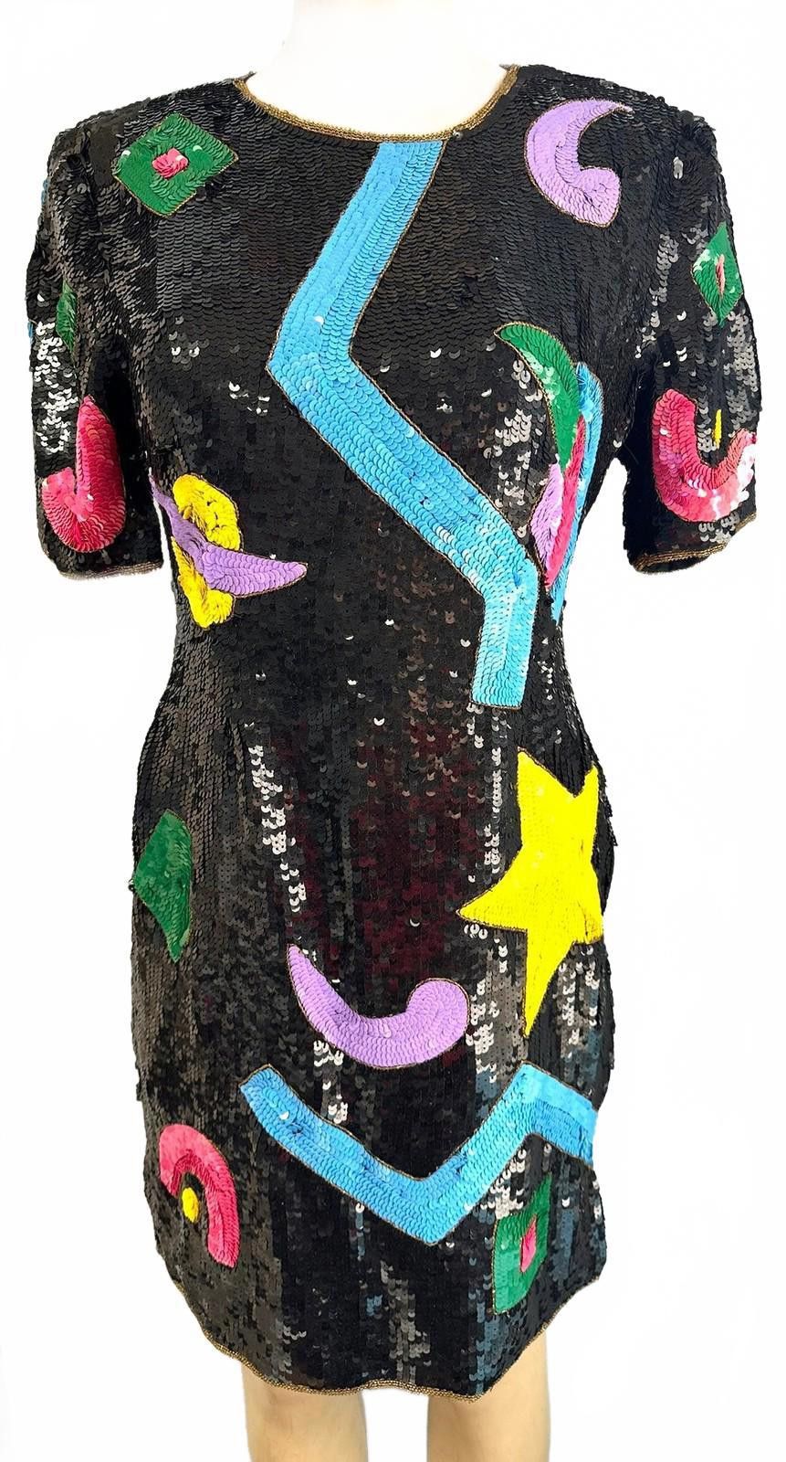 Other Sequin Dress Black Multi size 8 Size M / US 6-8 / IT 42-44 - 1 Preview