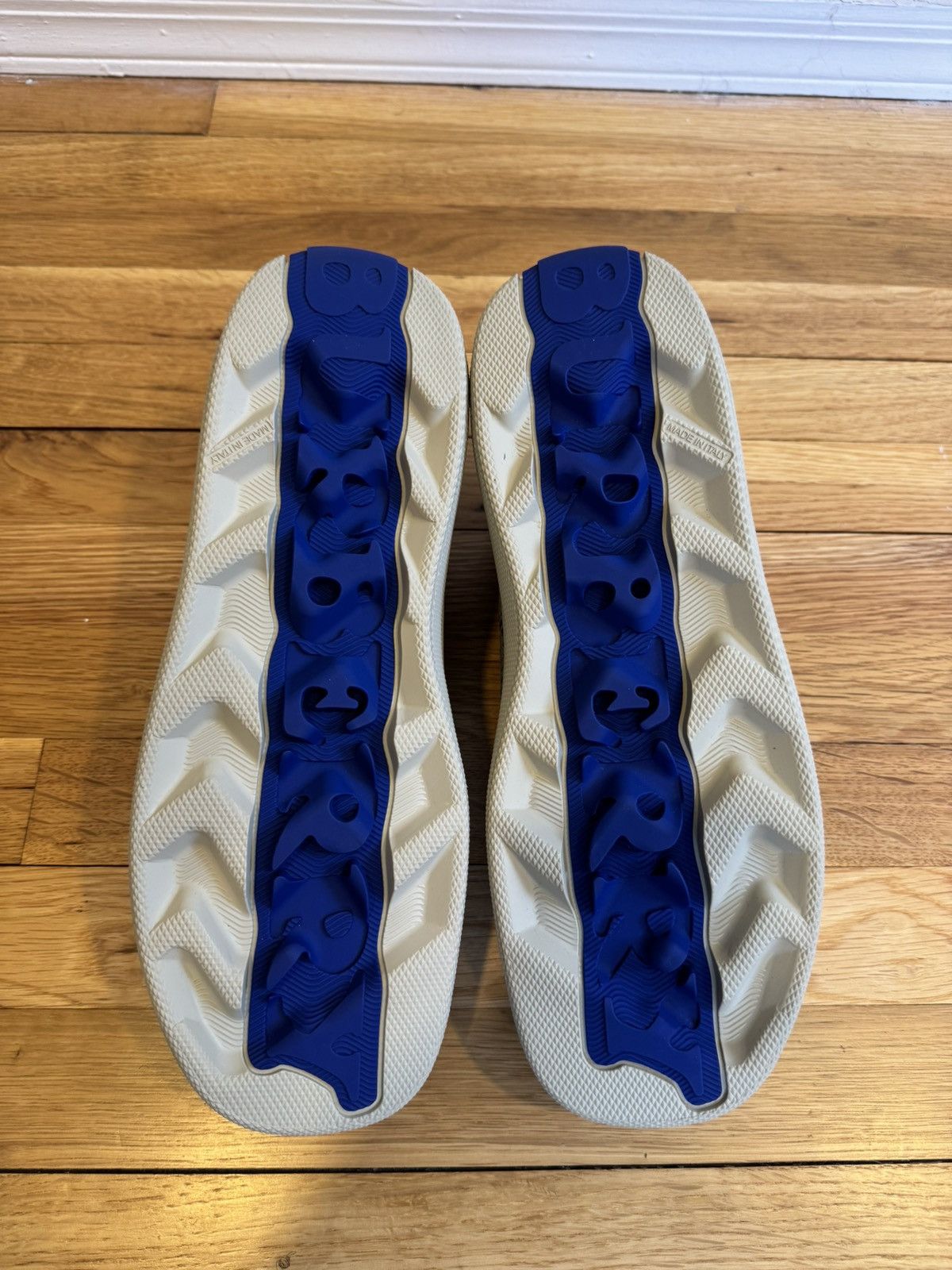 Burberry Burberry Men's "Box Knit" Canvas IP Check Low Top Sneakers Size US 12 / EU 45 - 3 Thumbnail