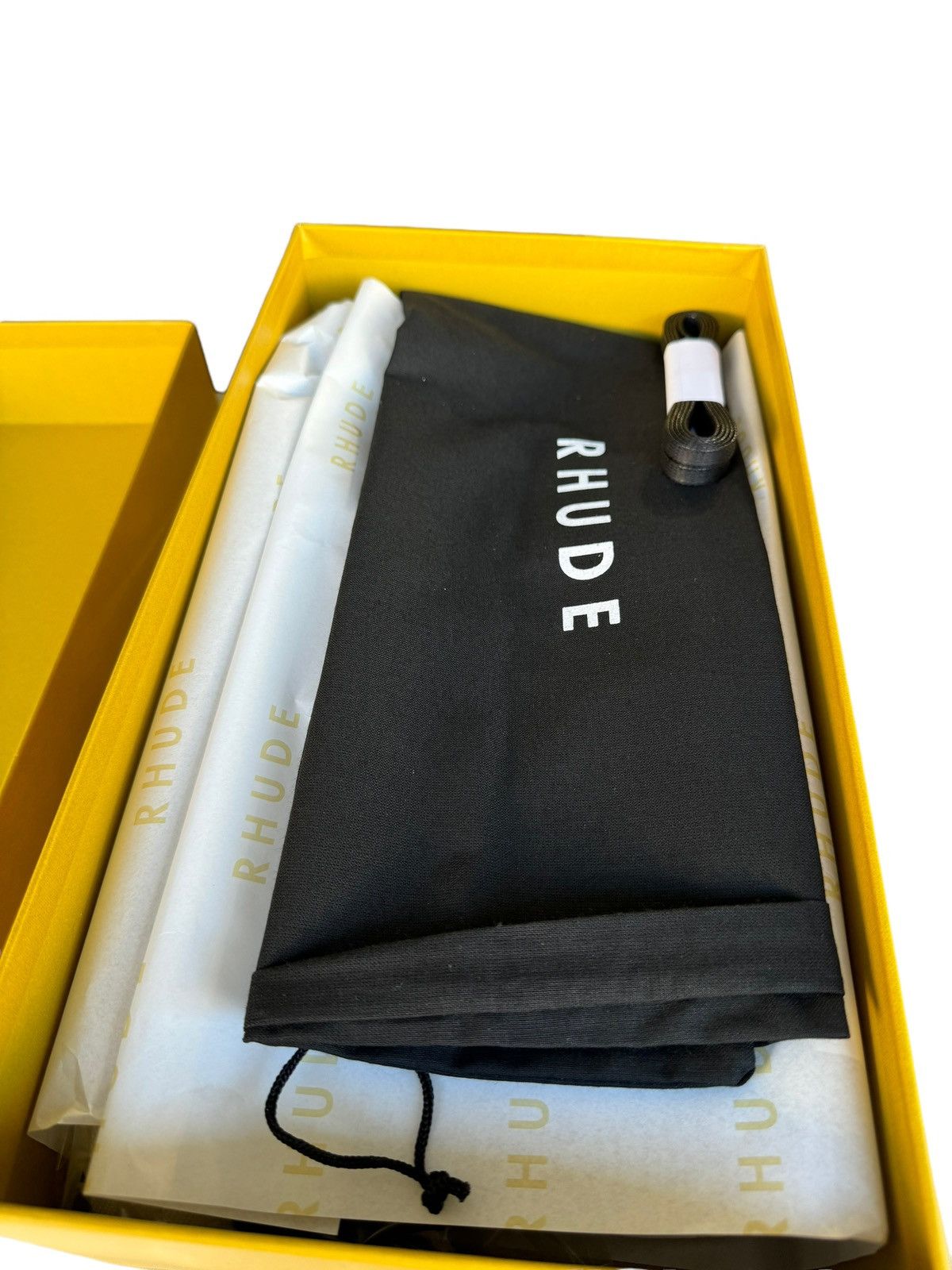 Rhude V1 Black Suede Leather Lo Sneaker Size US 12 / EU 45 - 9 Thumbnail