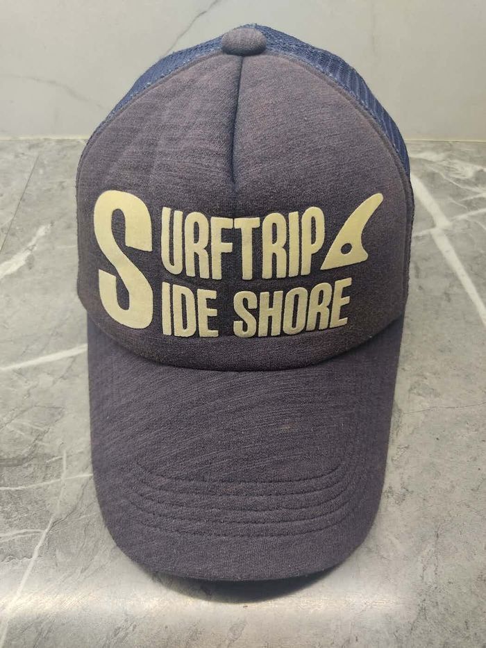 Japanese Brand Vintage Surf Trip Side Shore Trucker Hat Size ONE SIZE - 2 Thumbnail