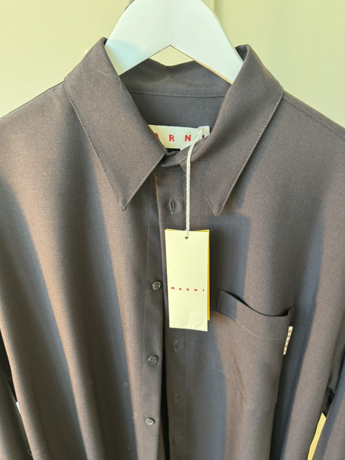 Marni Marni Long Sleeve Button Up NWT Size US M / EU 48-50 / 2 - 2 Thumbnail
