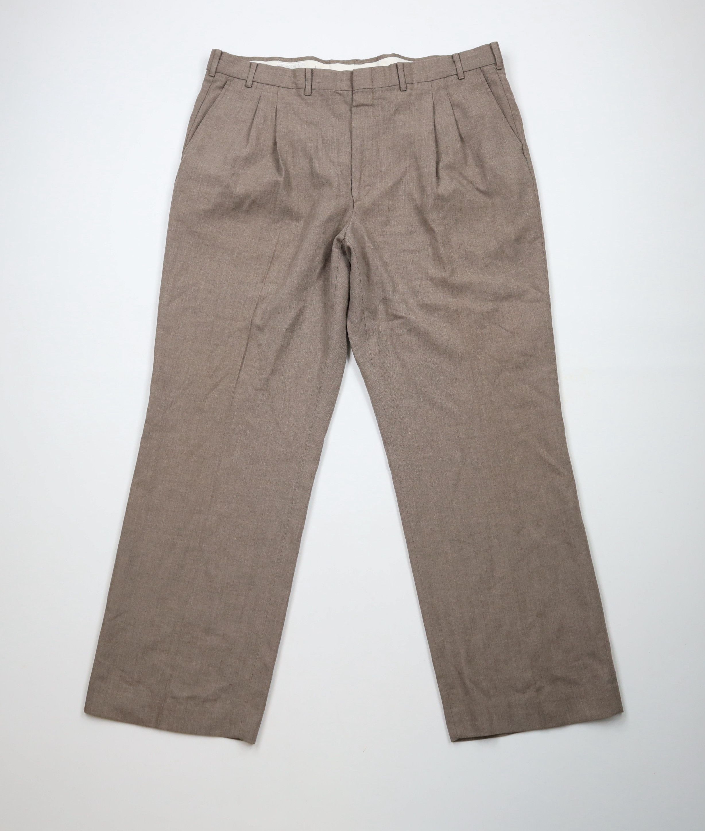Vintage Vintage 90s Streetwear Wide Leg Chino Pants Trousers Beige Size US 40 / EU 56 - 1 Thumbnail