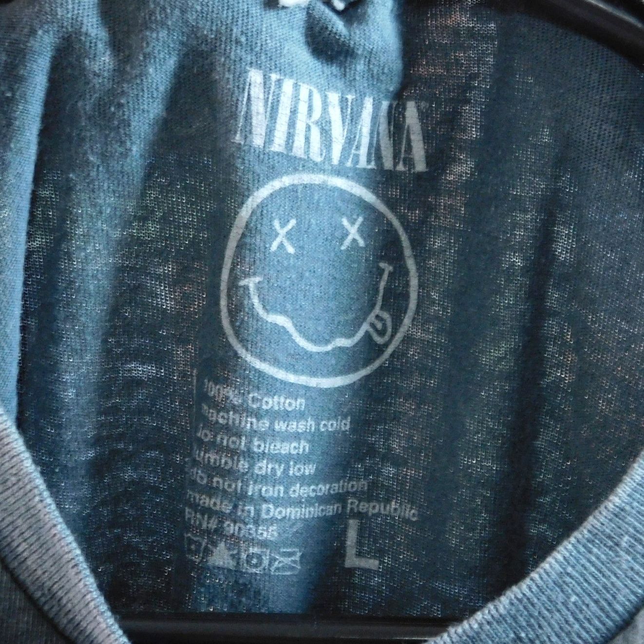 Nirvana Nirvana Painted Smiley Logo Graphic Tee Size L Mineral Wash Size US L / EU 52-54 / 3 - 3 Thumbnail