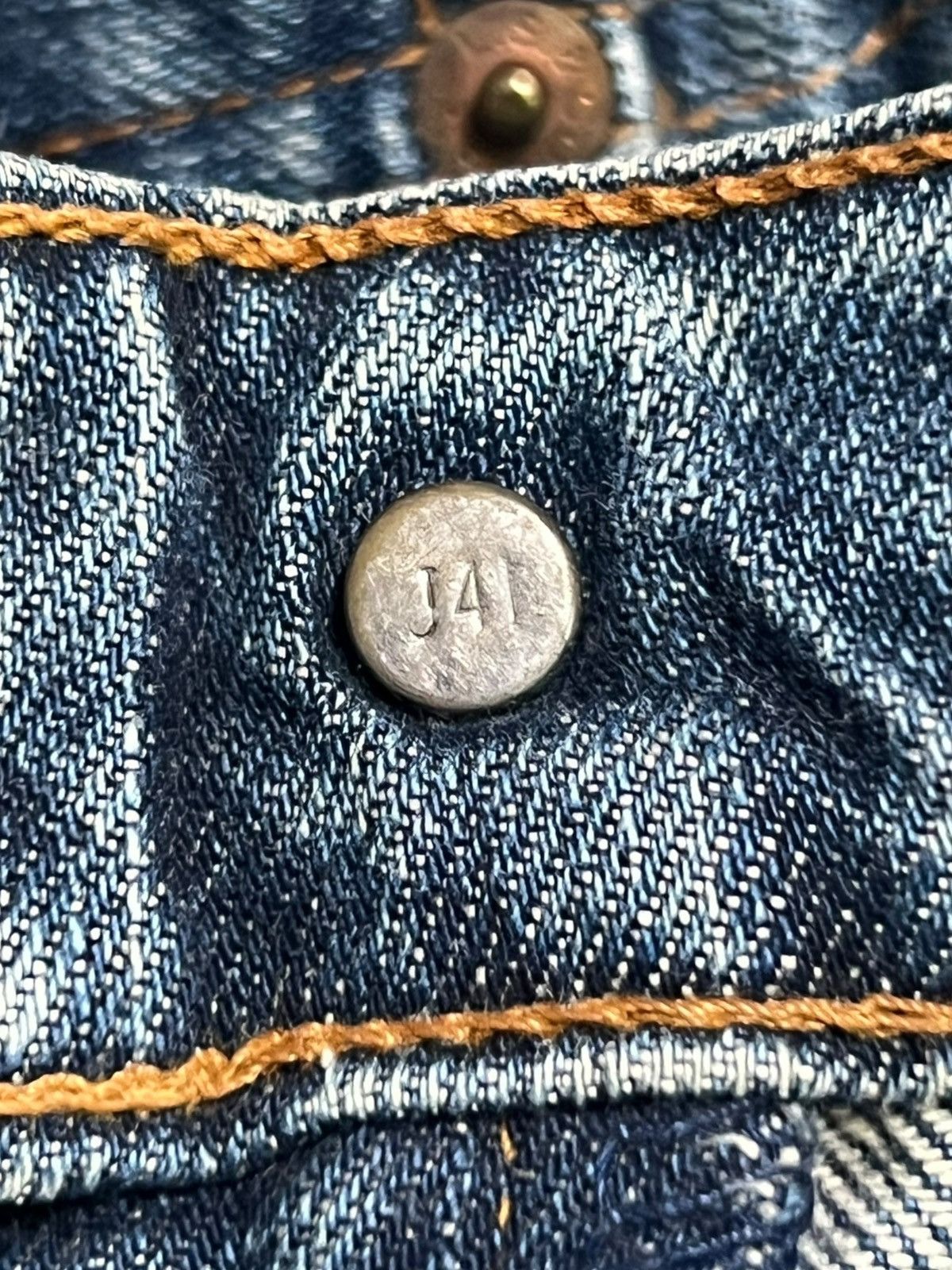 Levi's Vintage 90s Levi’s W519 Japan - Faded Rusty Wash Jeans Size 26" / US 2 / IT 38 - 11 Thumbnail