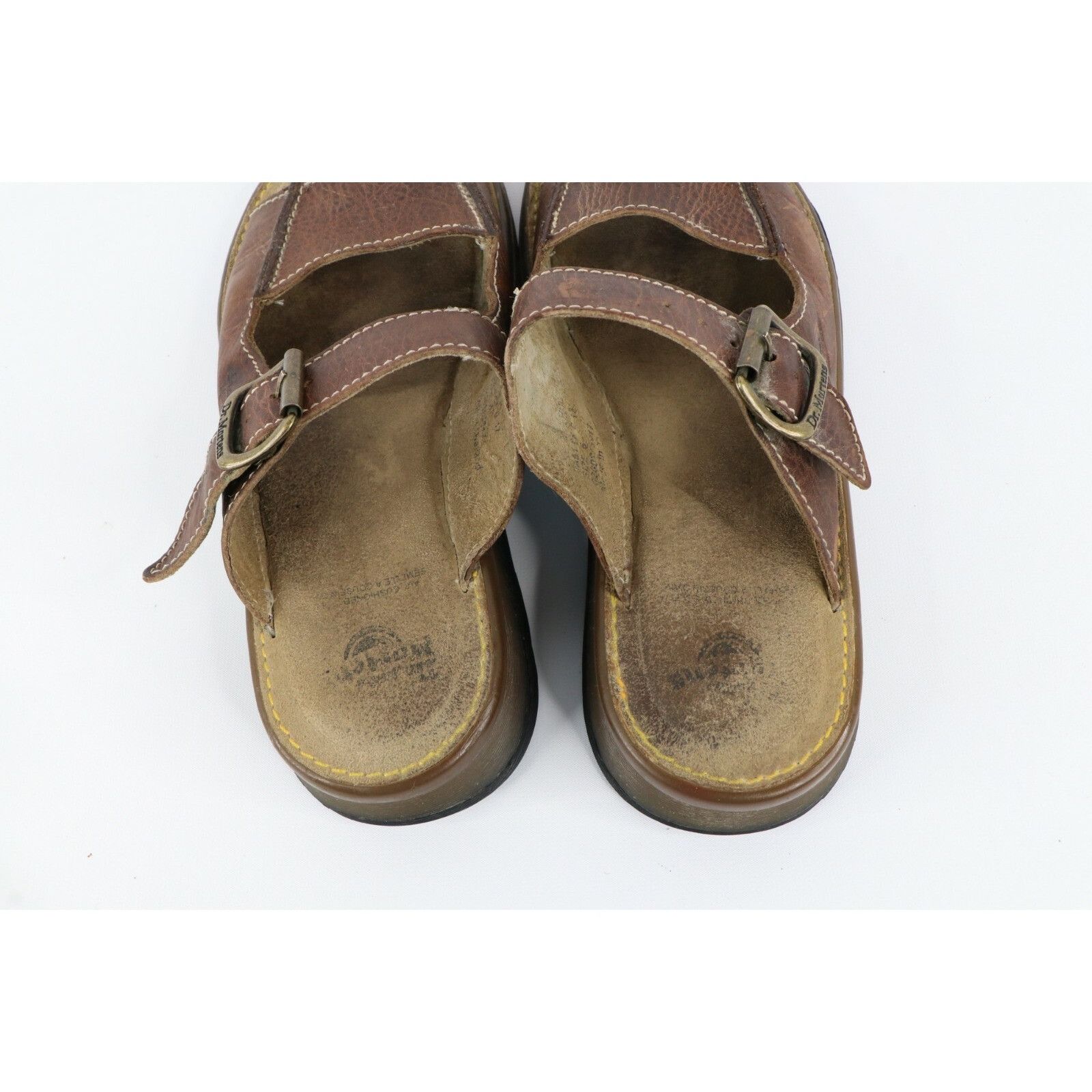 Dr. Martens × Vintage Vintage Dr Martens Chunky Platform Leather Sandals Size US 8 / IT 38 - 4 Thumbnail
