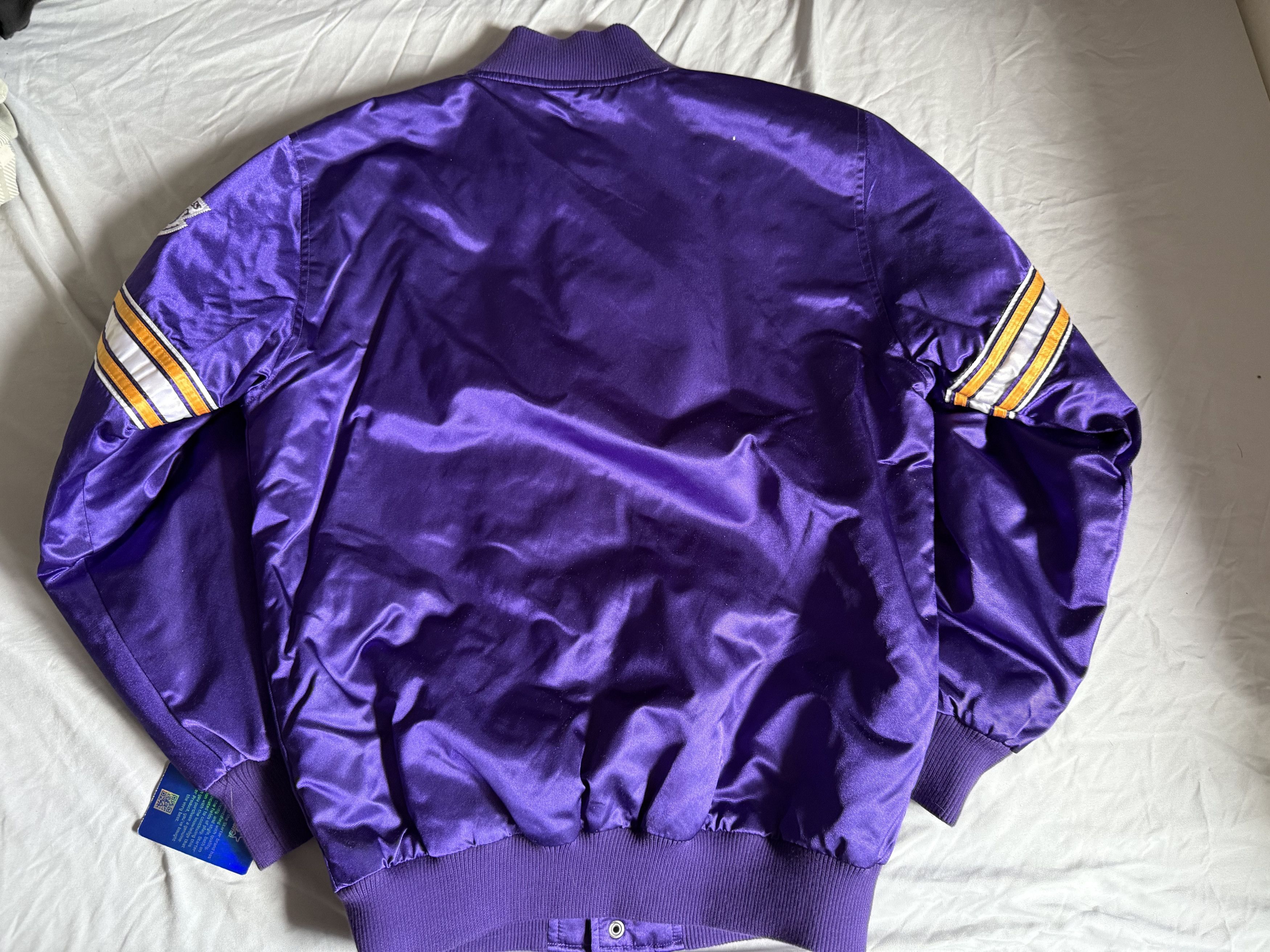 NBA × Starter Los Angeles Lakers Starter Satin Bomber Jacket Medium Size US M / EU 48-50 / 2 - 8 Thumbnail