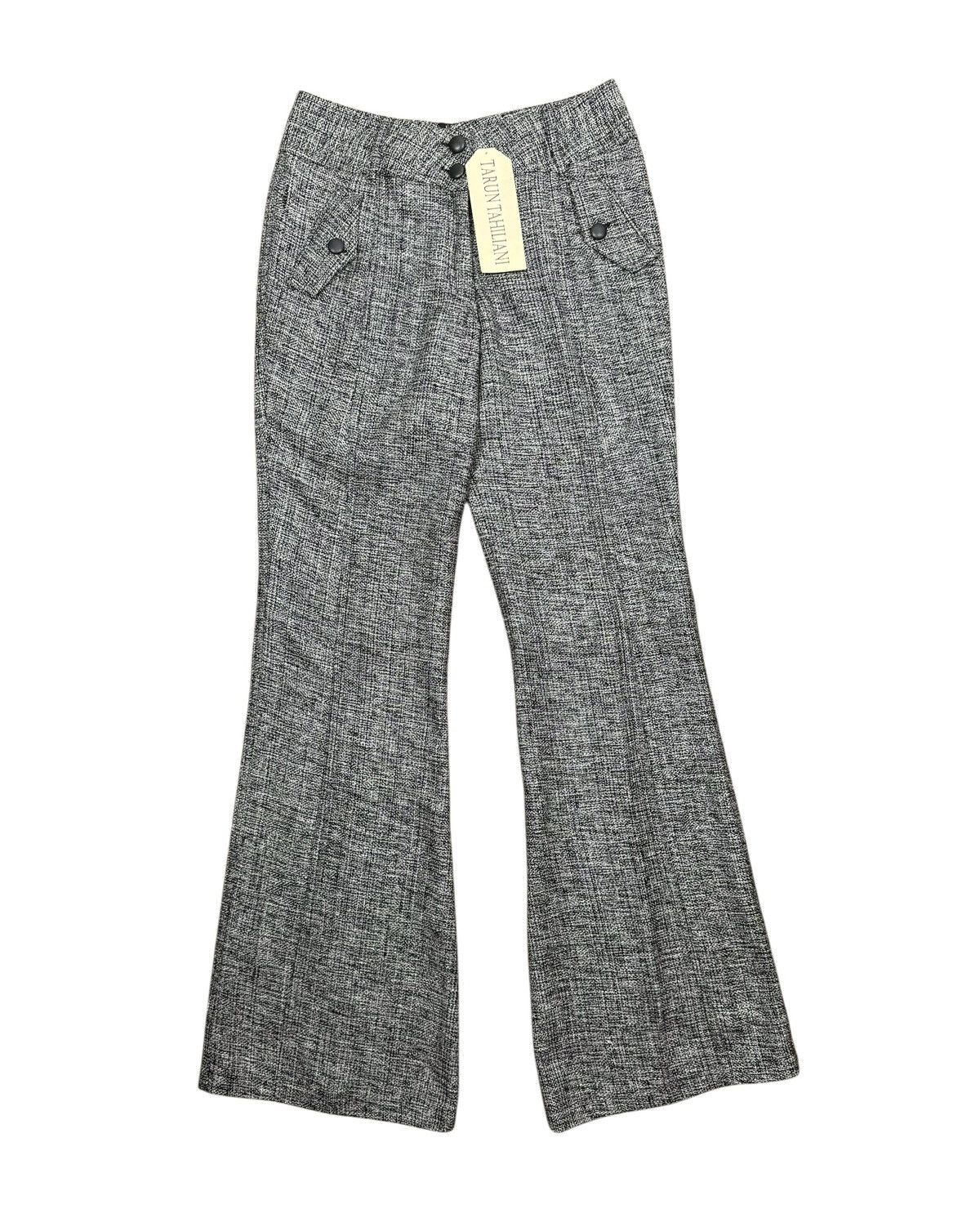 Other Tarun Tahiliani Cotton Gray Pants Bootcut Knit size M Size 28" / US 6 / IT 42 - 10 Thumbnail
